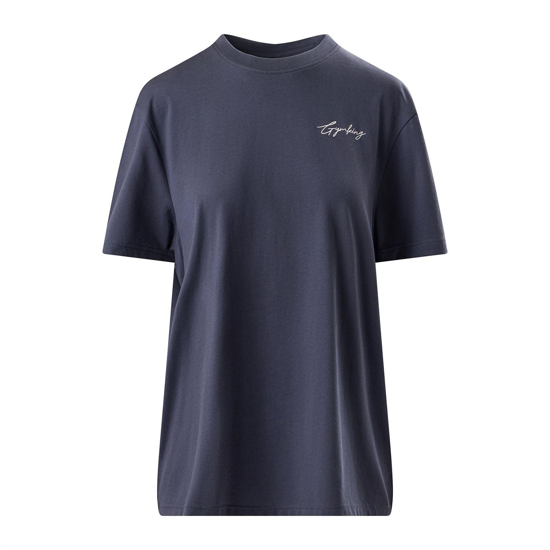 Gym King Signature Print Crew Neck Boyfriend T-Shirt
