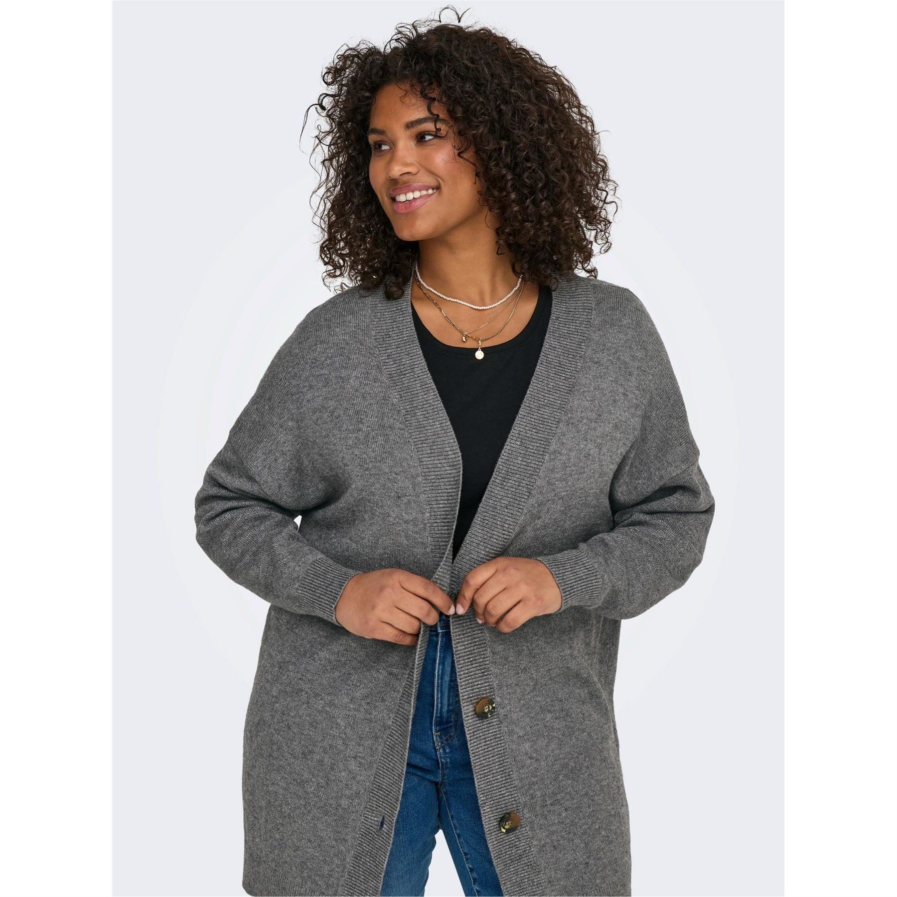 Only Relaxed Fit V-Neck Cardigan