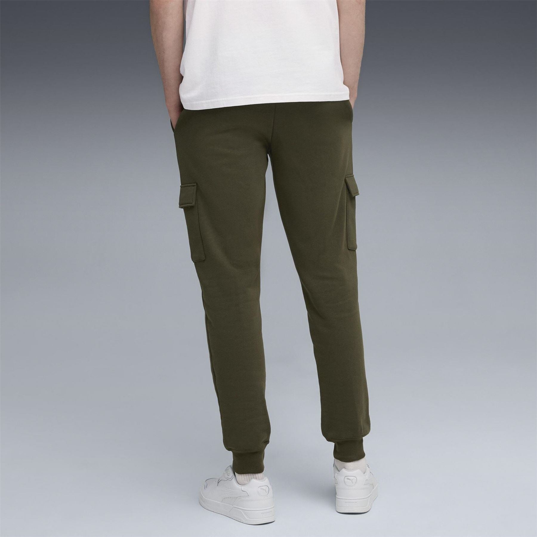 Puma Logo Fleece Cargo Pants