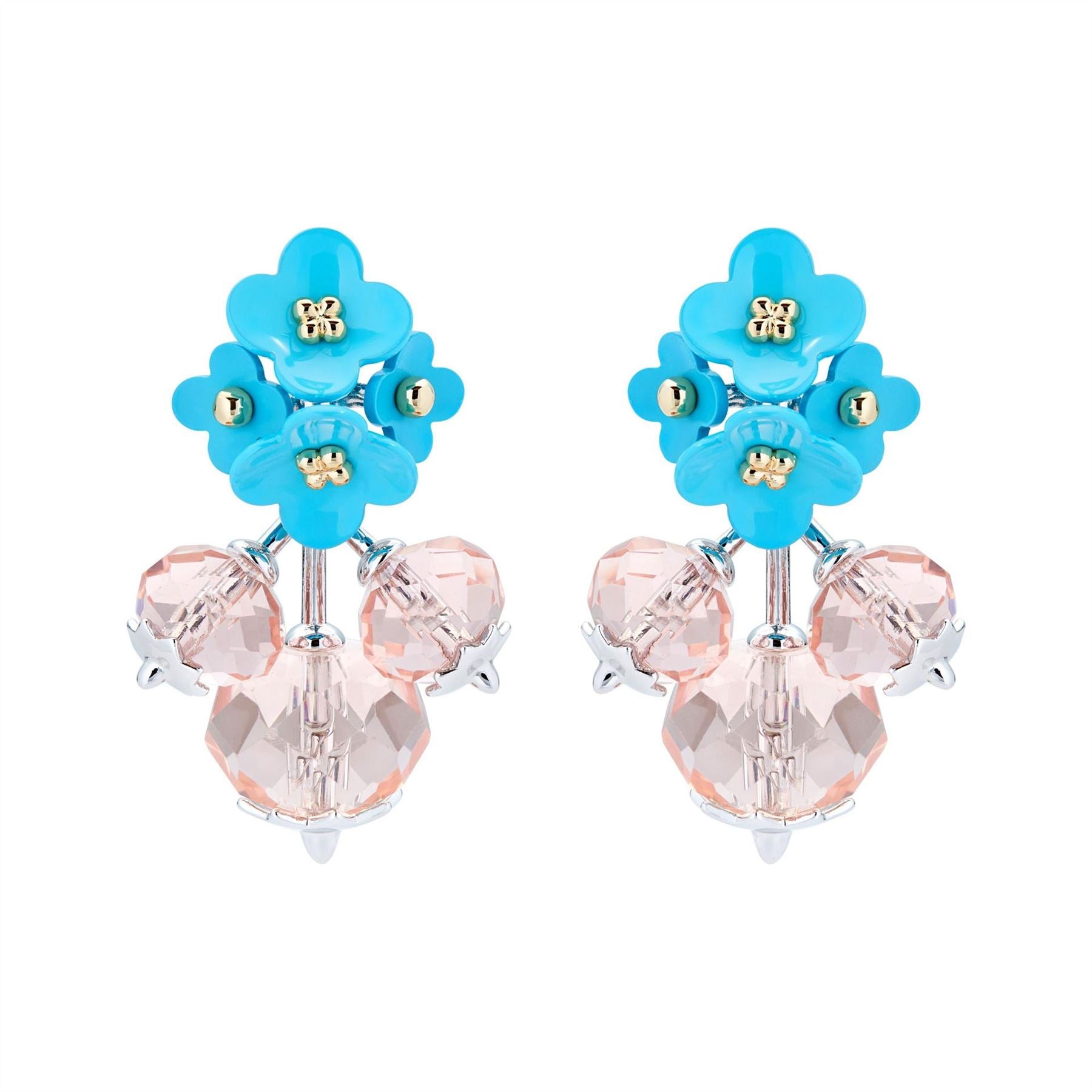 All We Are Floral Embroidered Dangle Earrings