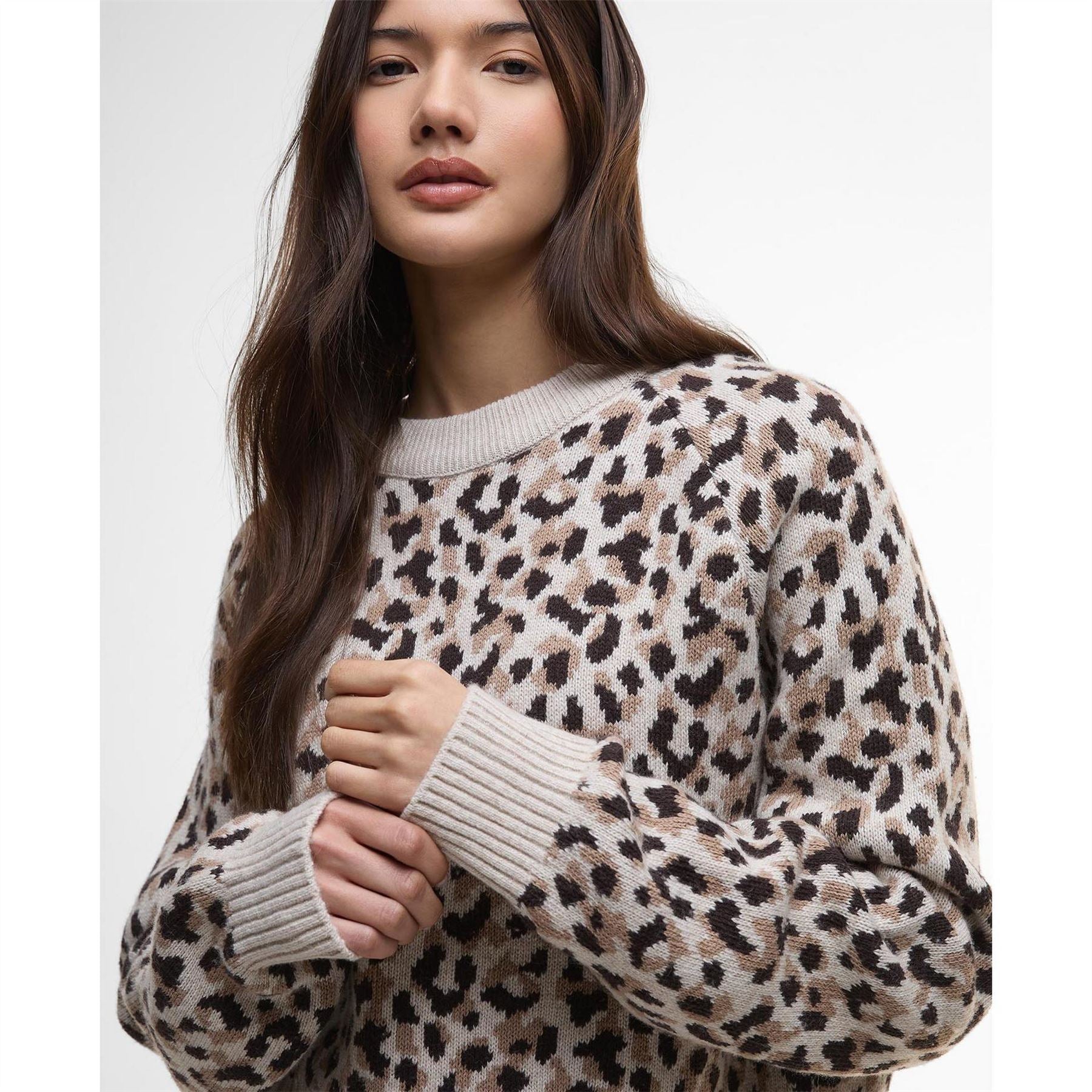 Barbour International Printed Crew Jumper