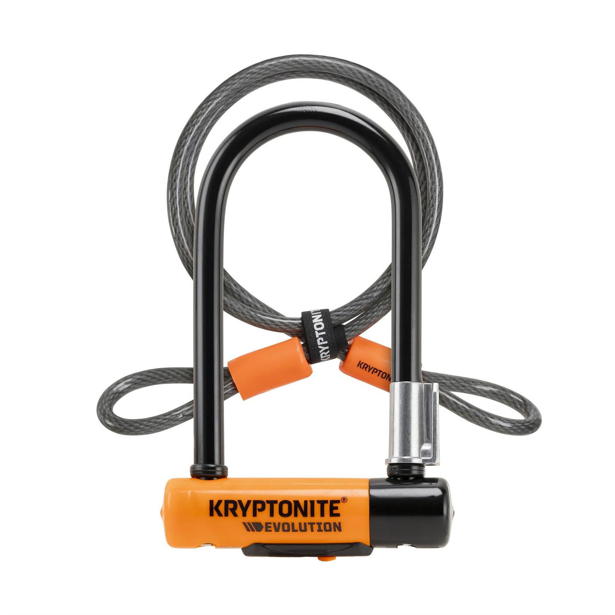 Kryptonite Mini 7 U Lock With 4 Foot Cable And Flexframe Bracket Sold Secure Gold