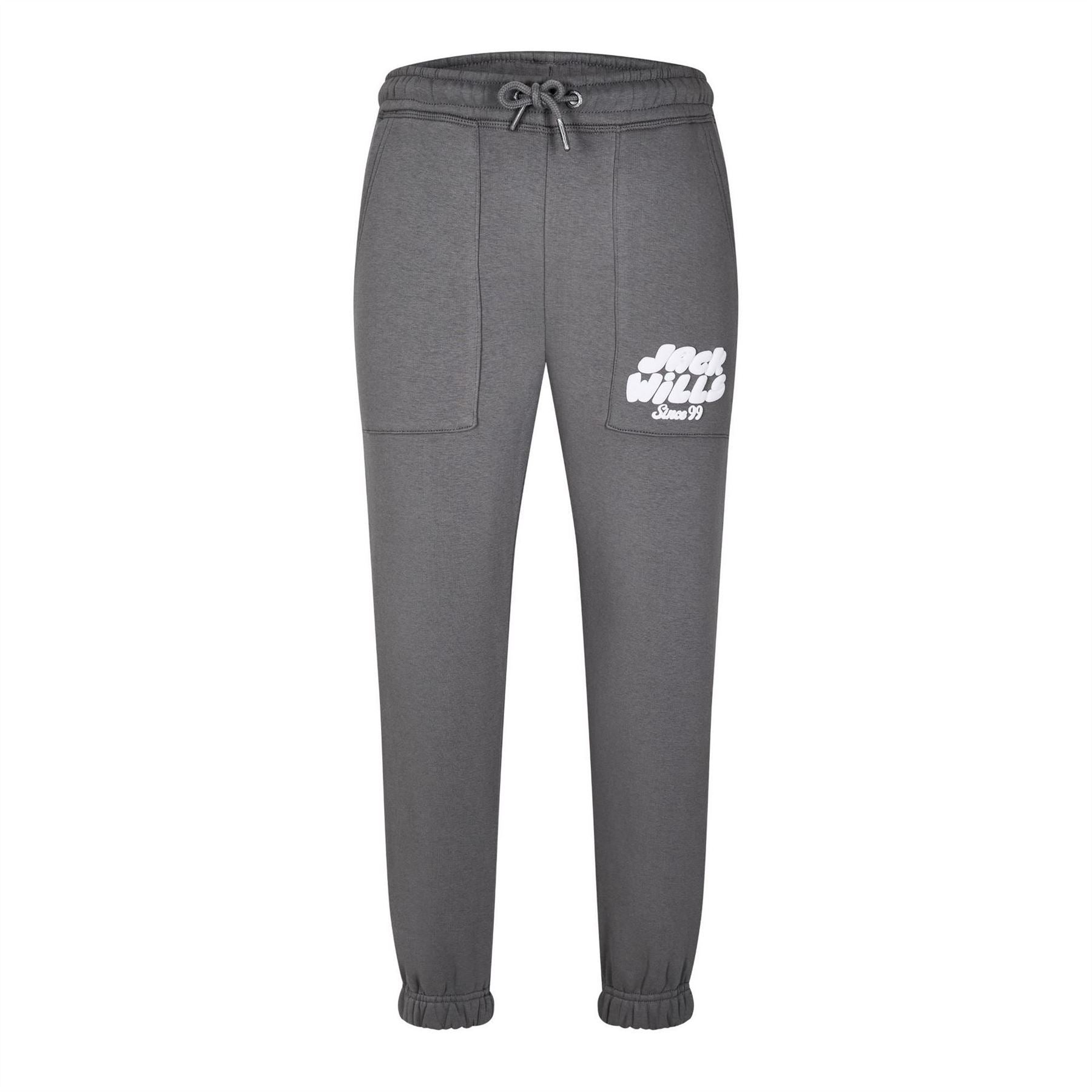 Jack Wills Jw Loose Fit Closed Hem Fleece Joggers