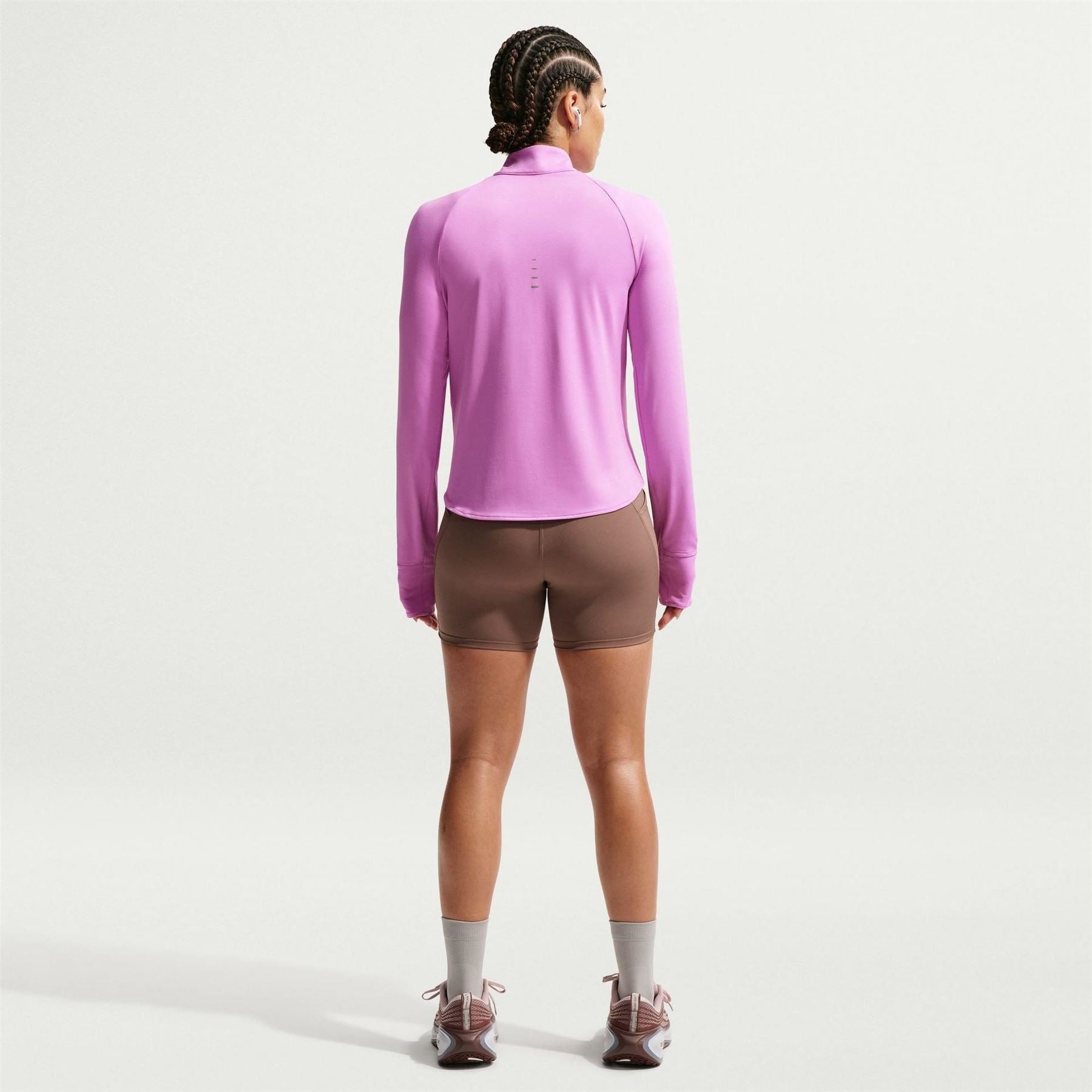 Nike Womens Swift 1 4 Zip Running Top