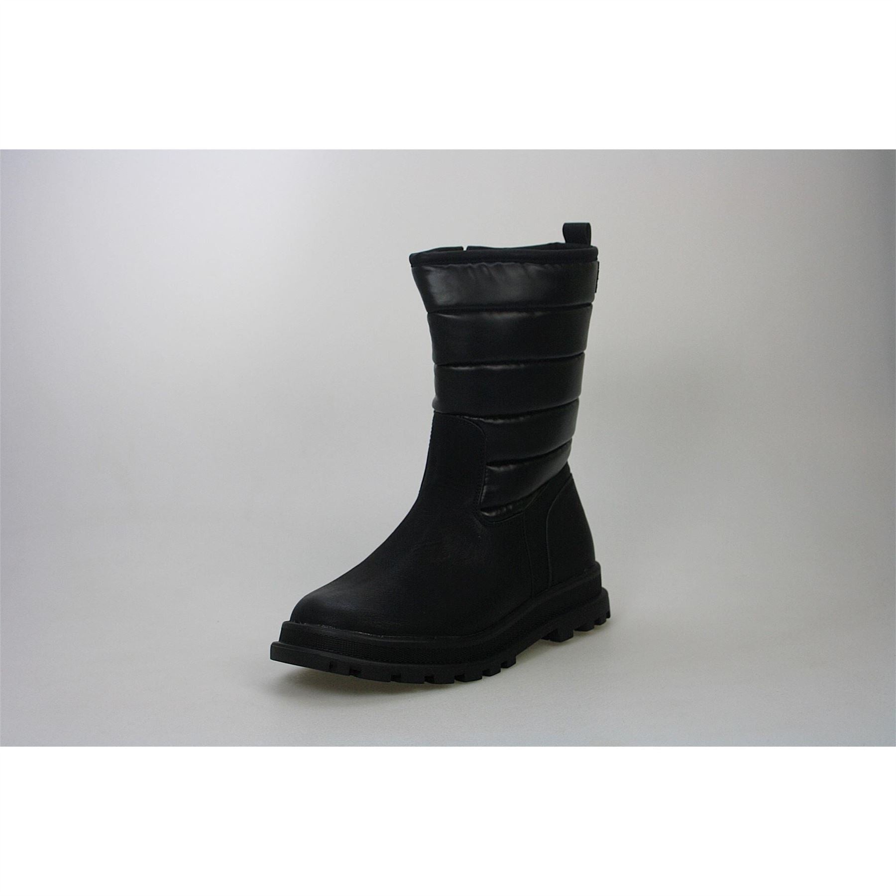 Buckle My Shoe Knee High Boots with Lug Sole