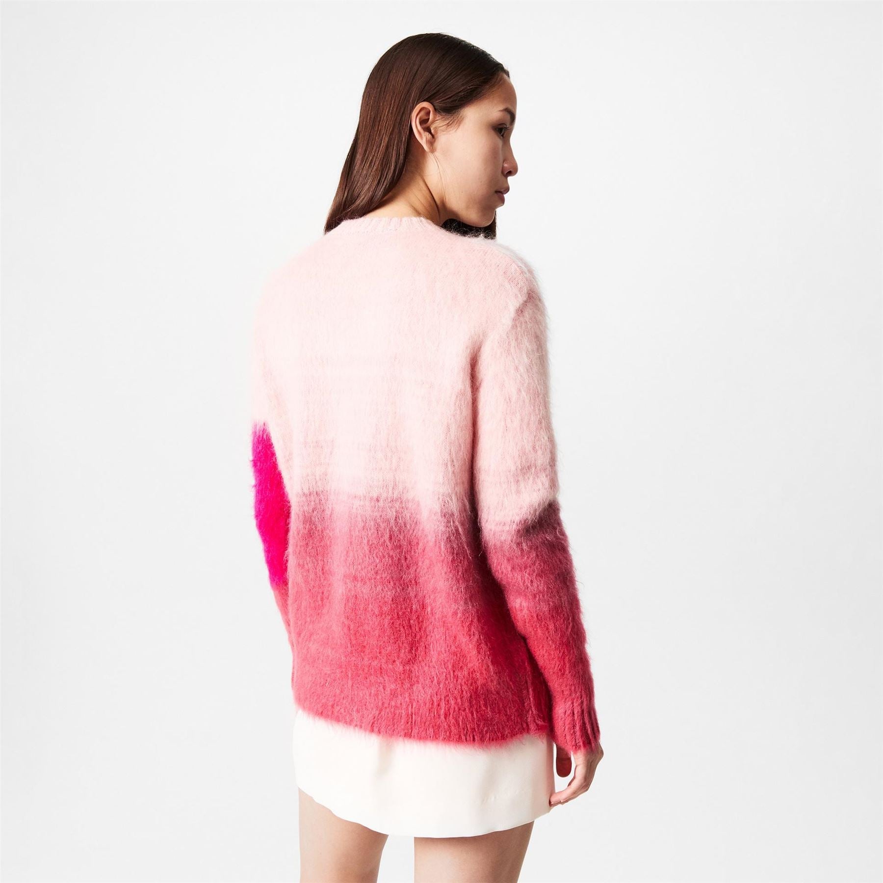 Off White Helvetica Relaxed Fit Long Sleeve Sweater
