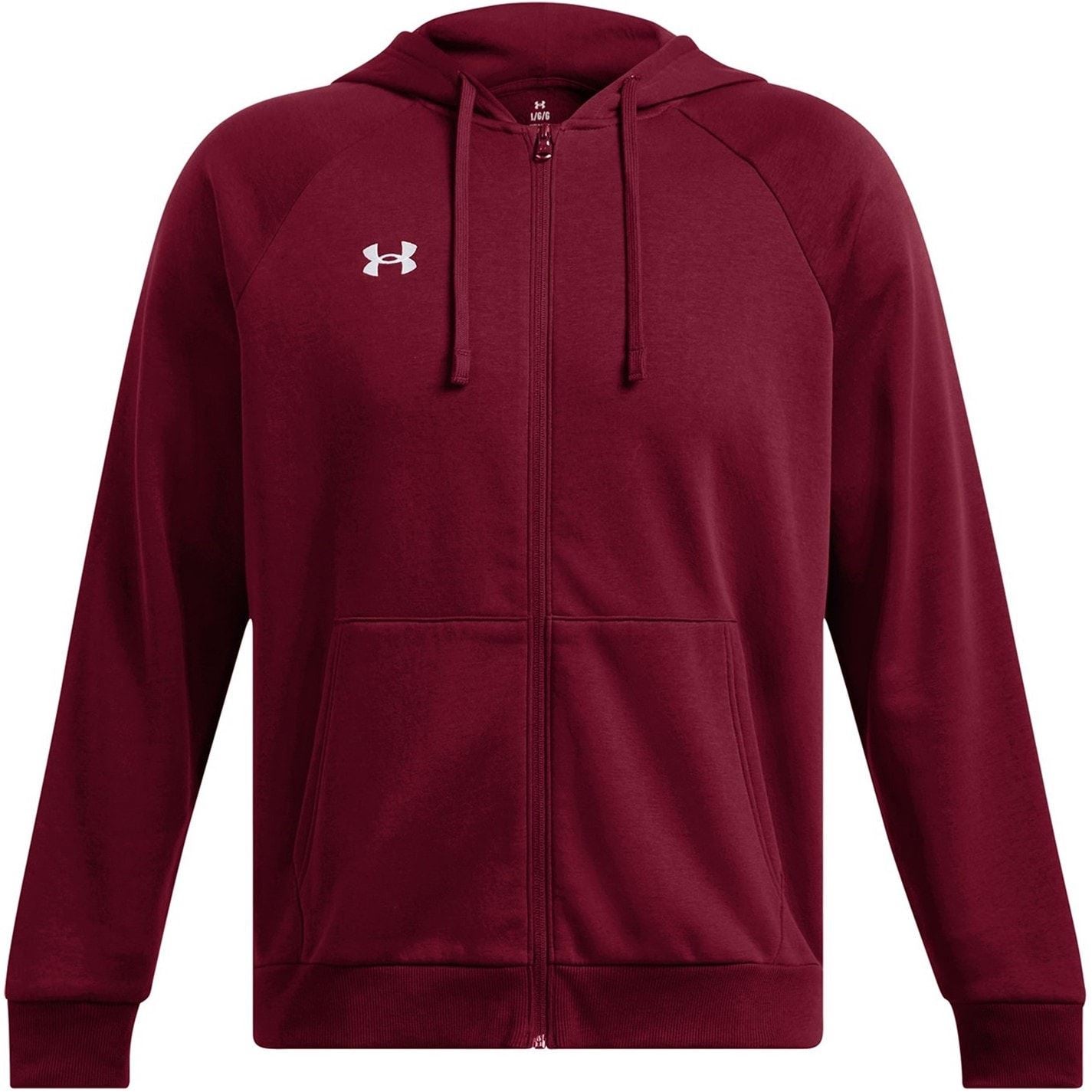 Under Armour Mens Armour Ua Rival Fleece Full Zip Hoodie