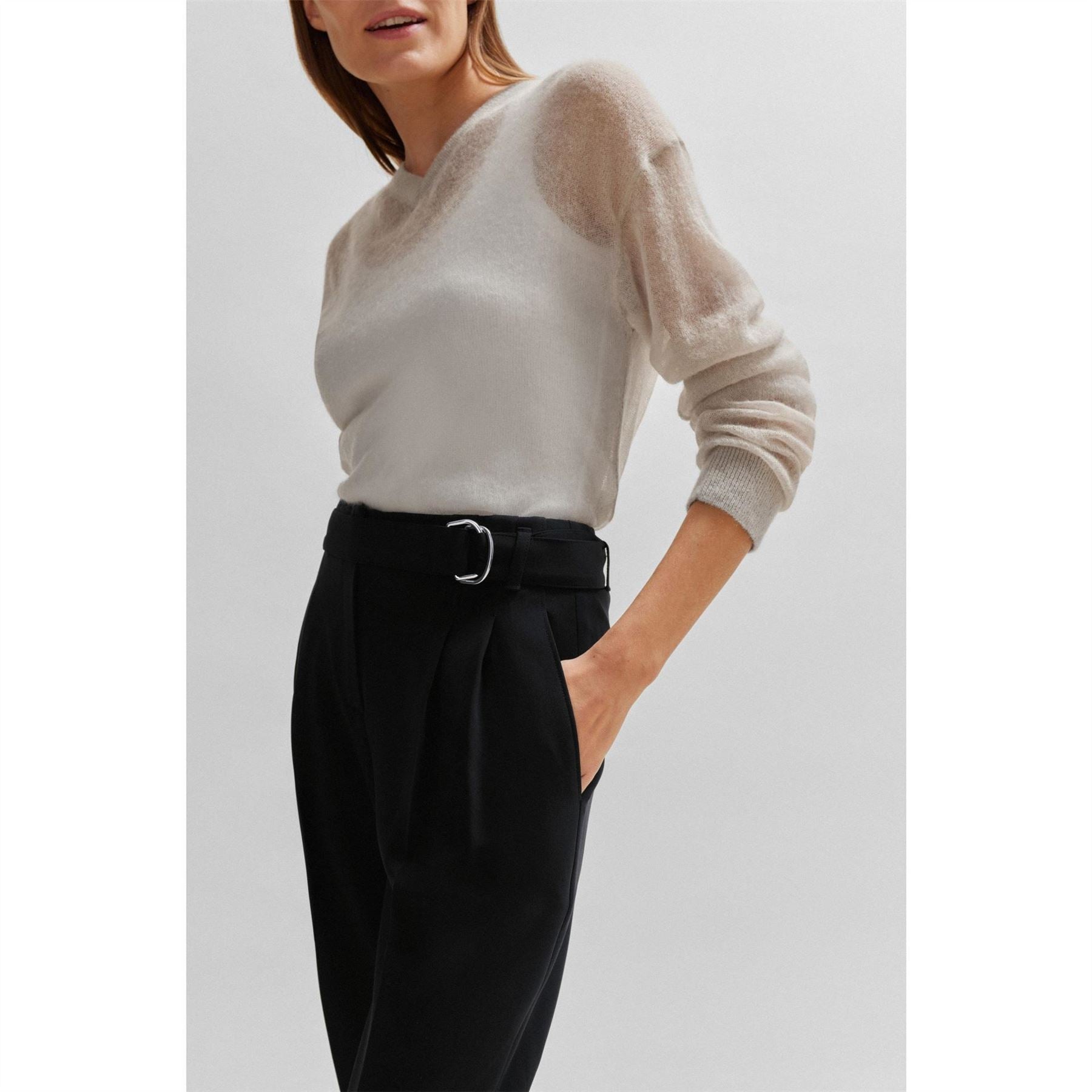 Boss Tapia Pleated Trousers
