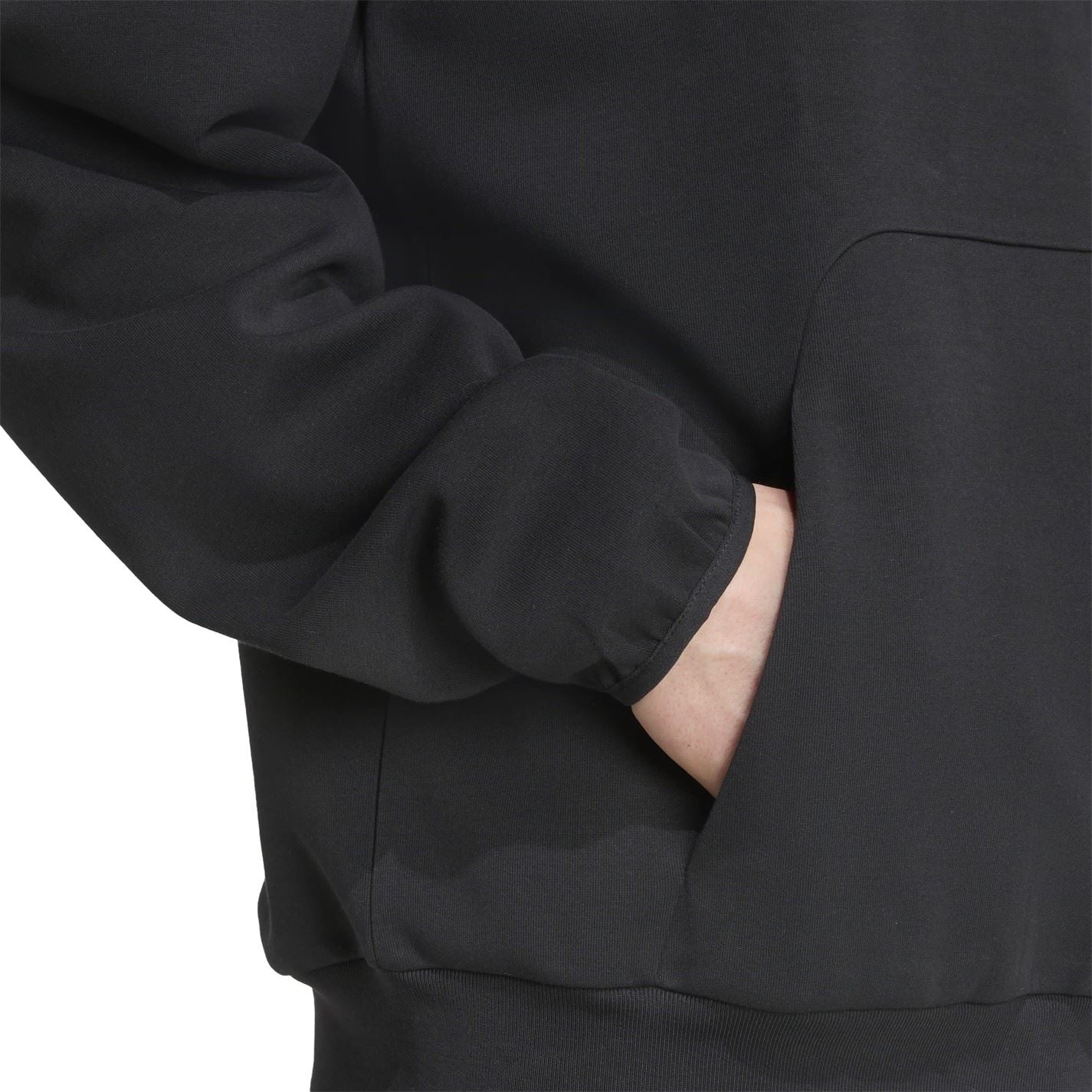 adidas All Blacks Cotton Long Sleeve Hooded Performance Rugby Jacket