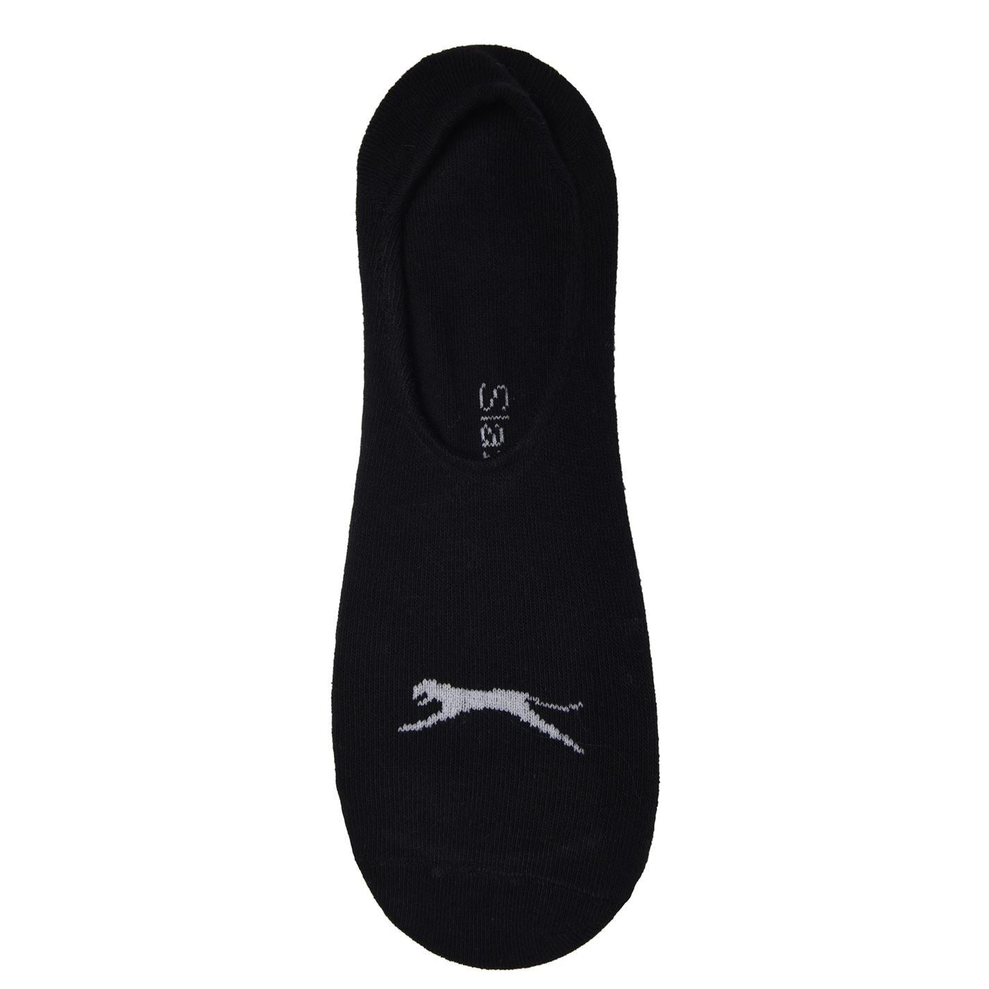 Slazenger Mens Invisible 5 Pack Trainer Socks