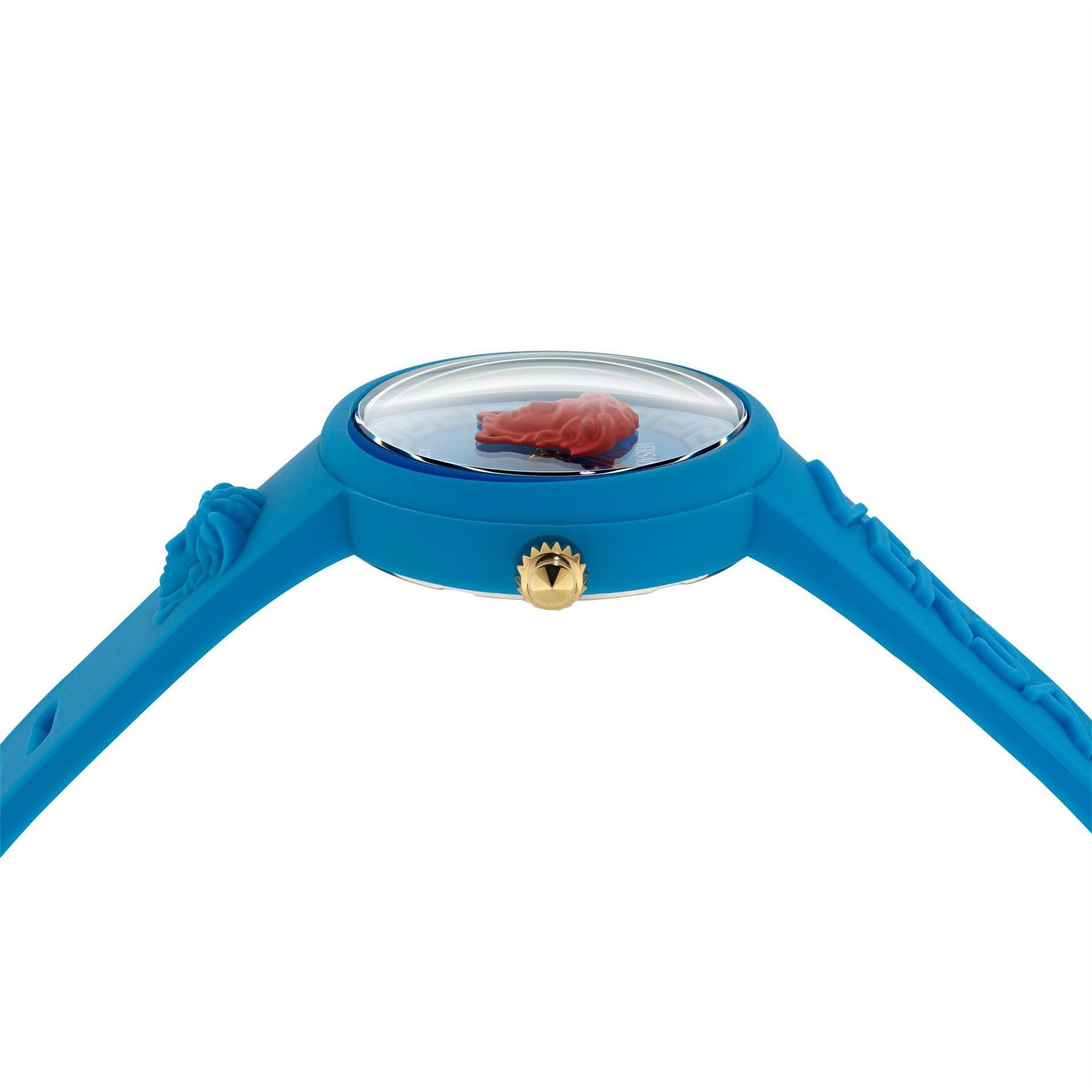 Versace Sn71 Rubber Single Wrap Strap Analogue Fashion Watch
