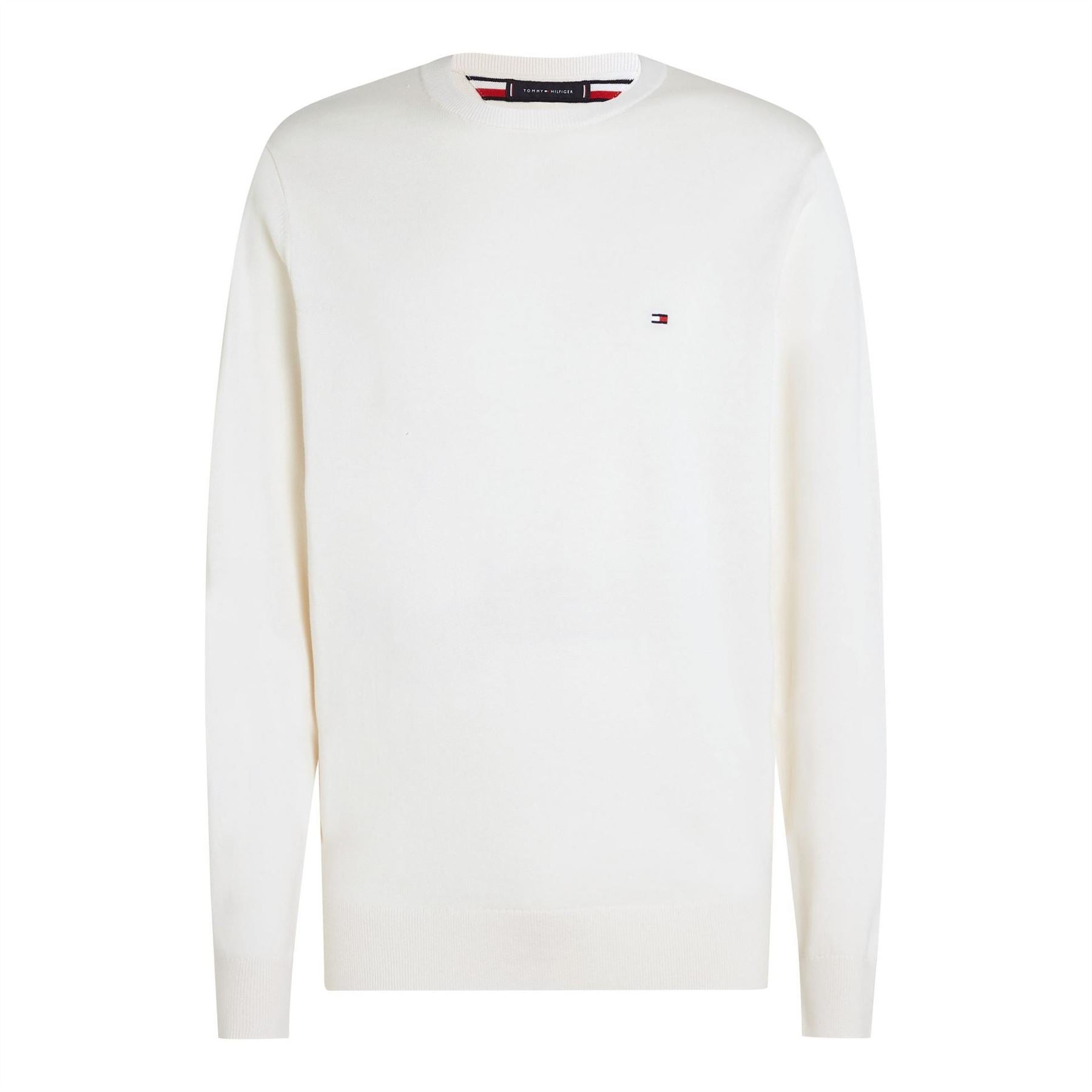 Tommy Hilfiger Cotton Crew Neck Pullover Sweater