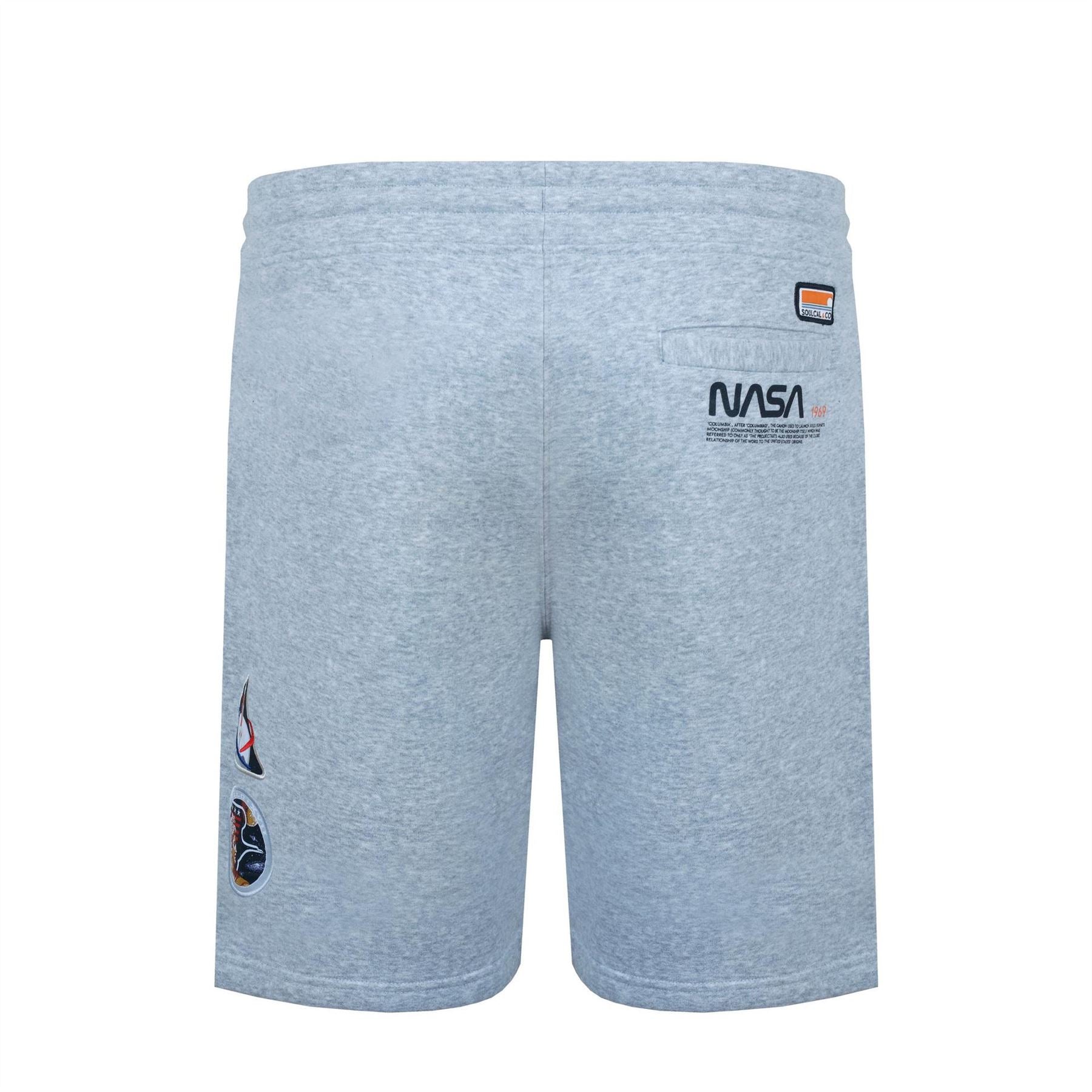 SoulCal NASA Logo Print Sweat Shorts