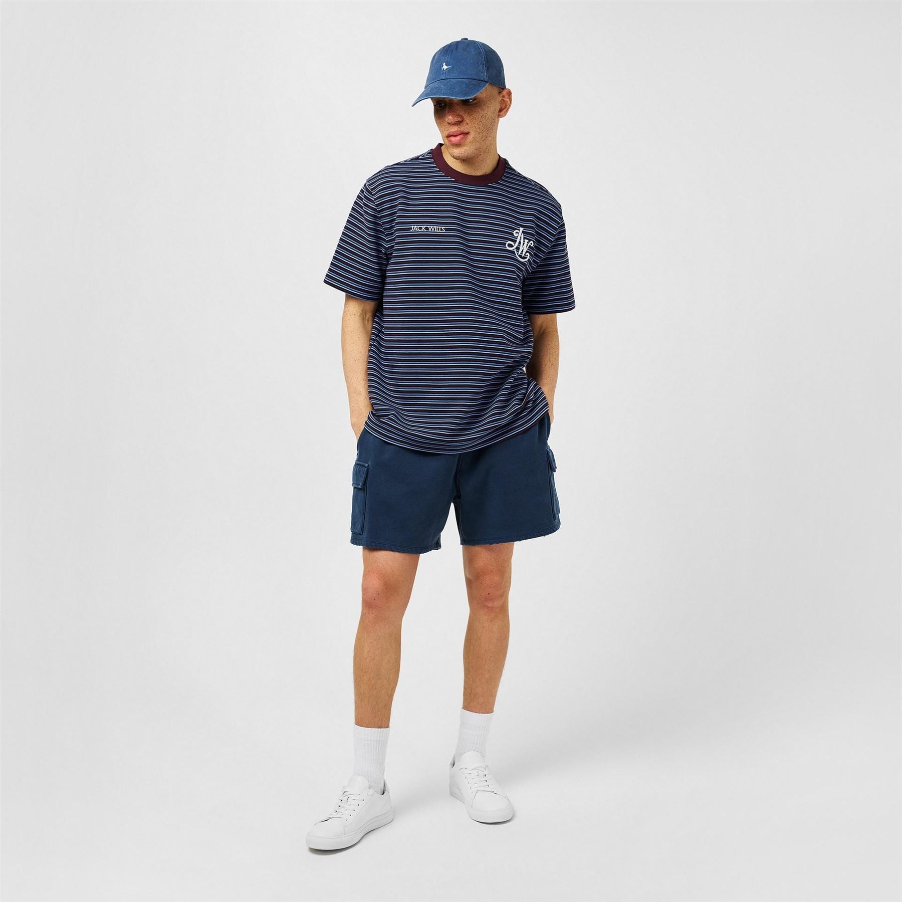 Jack Wills Regular Fit Lettering Crew Neck T-Shirt