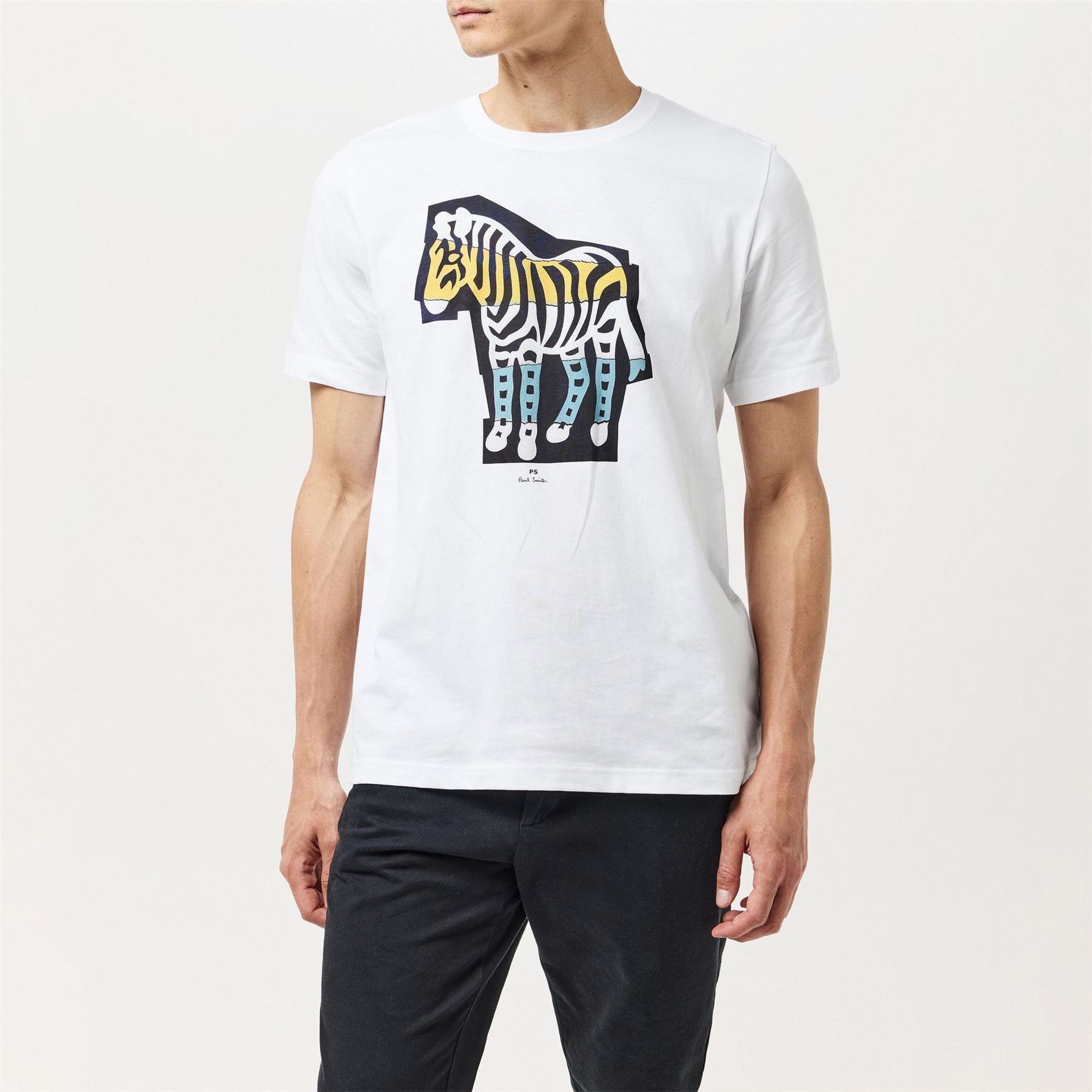 PS Paul Smith Zeb Cutout Regular Fit Crew Neck T-Shirt