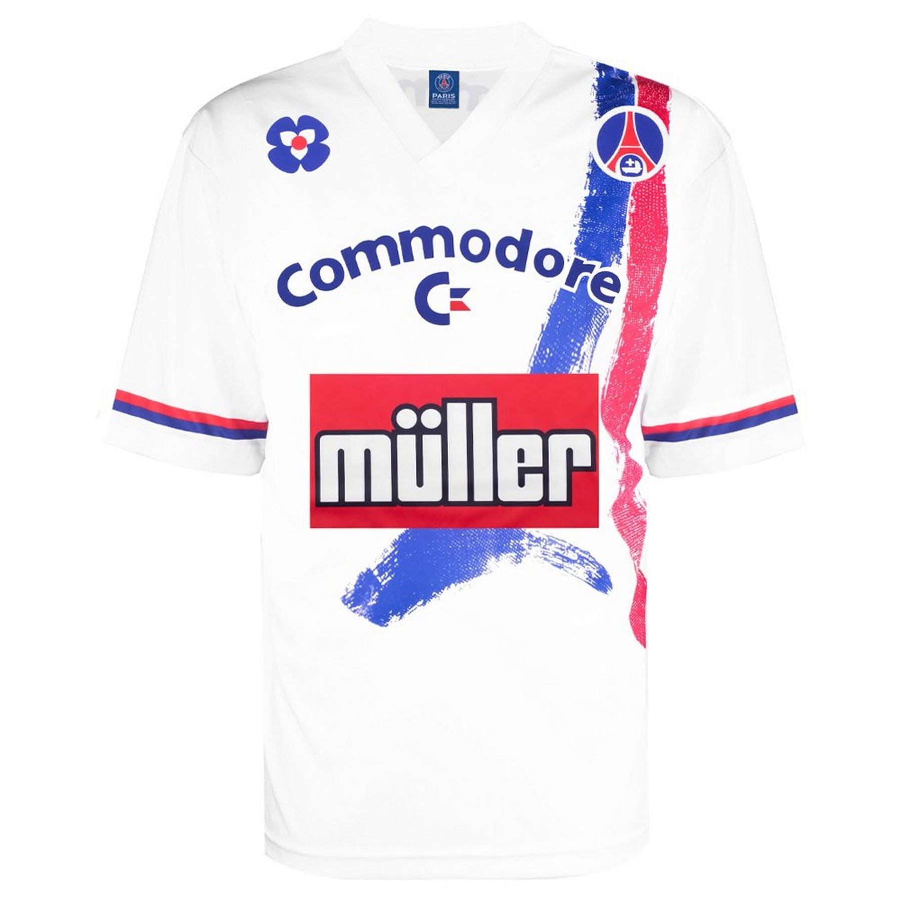 Score Draw Psg Retro Home Shirt 91 Adults