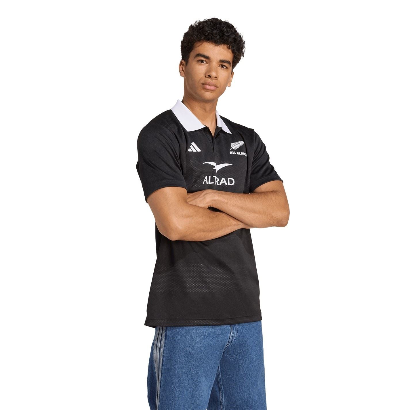 adidas Mens All Blacks Supporters Polo Shirt 2025