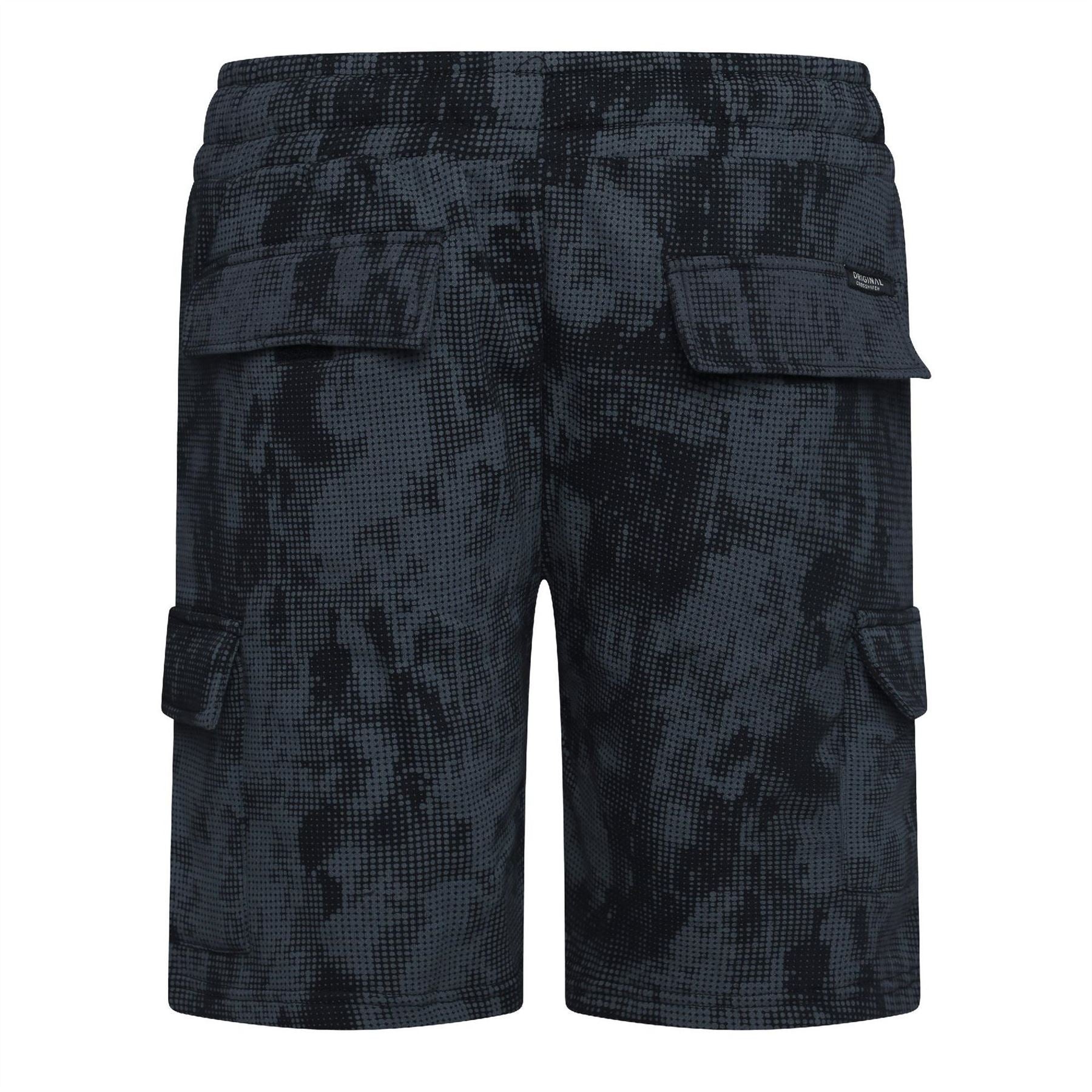 Crosshatch Cardon Camo Cargo Shorts