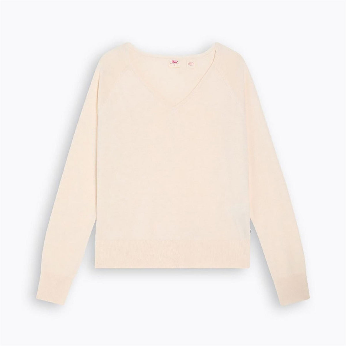 Levis Petal V Neck Quarter Zip Knitted Top
