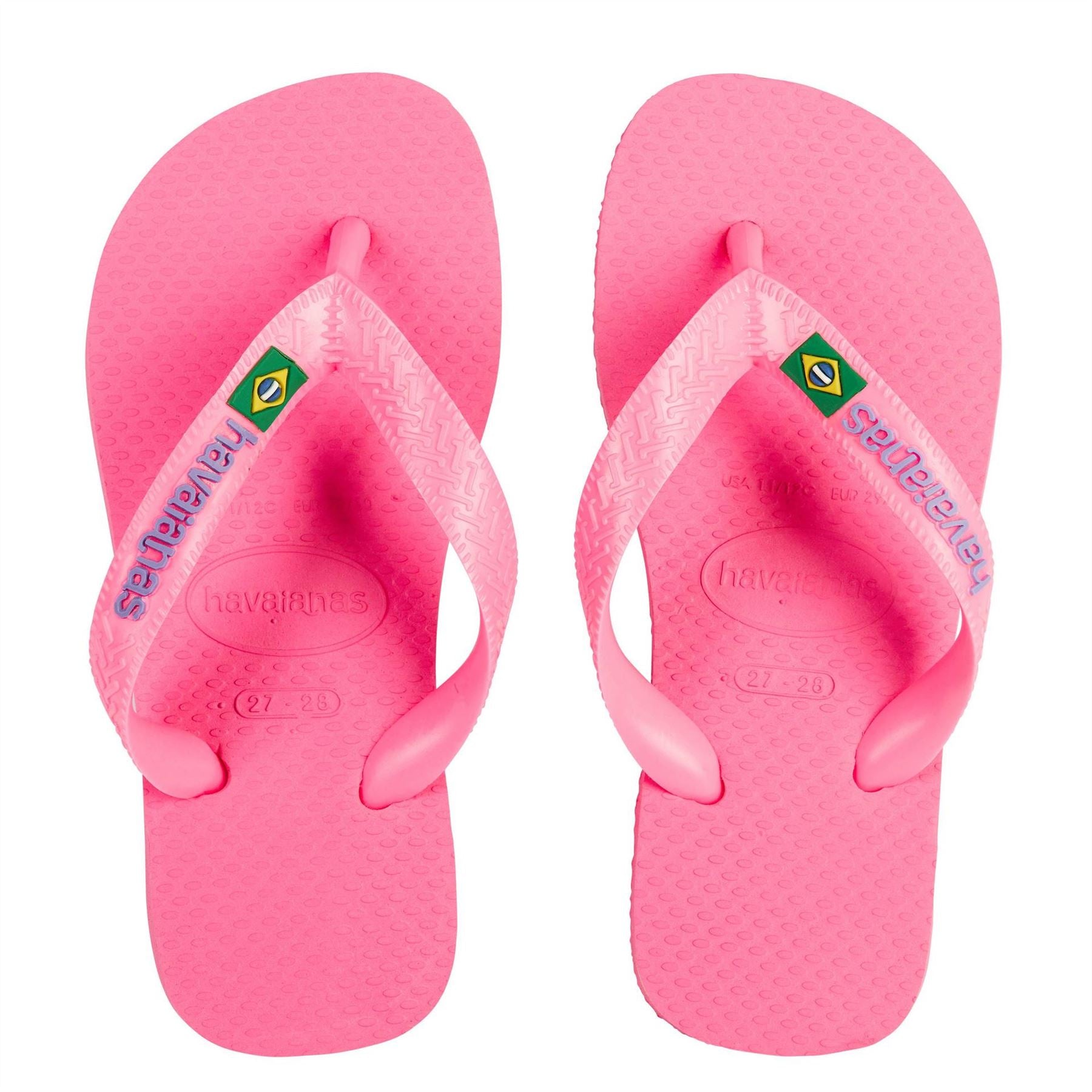 Havaianas Brasil Logo Crystal Rose 27 28