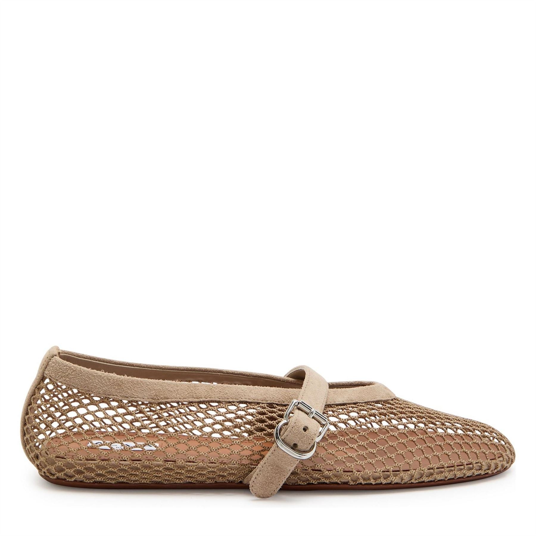 Alaia Flats Suede Mesh