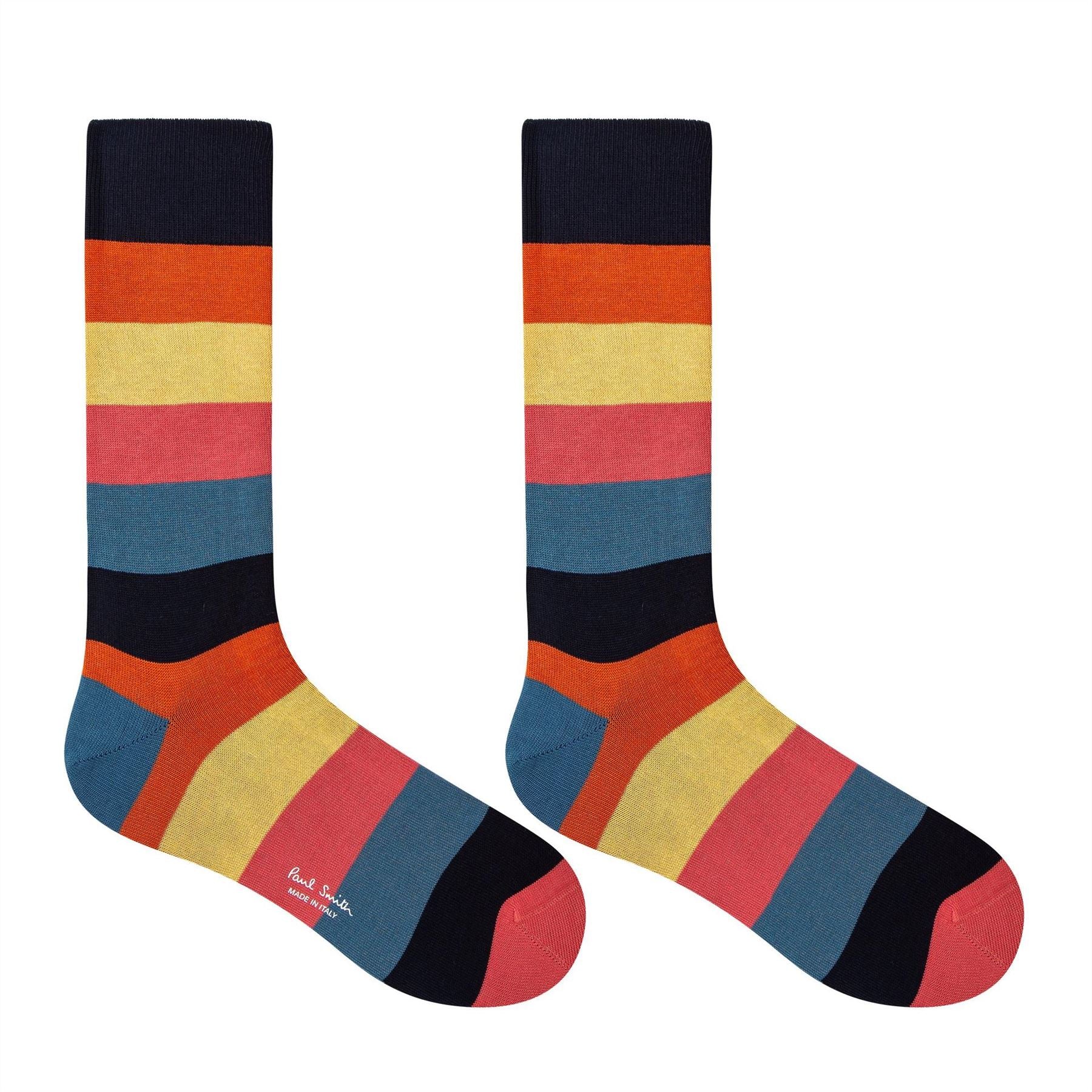 Paul Smith Bright Stripe Crew Socks