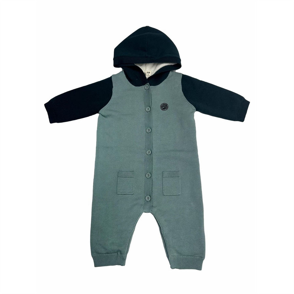 Pretty Green Cotton Long Sleeve Pram Suit
