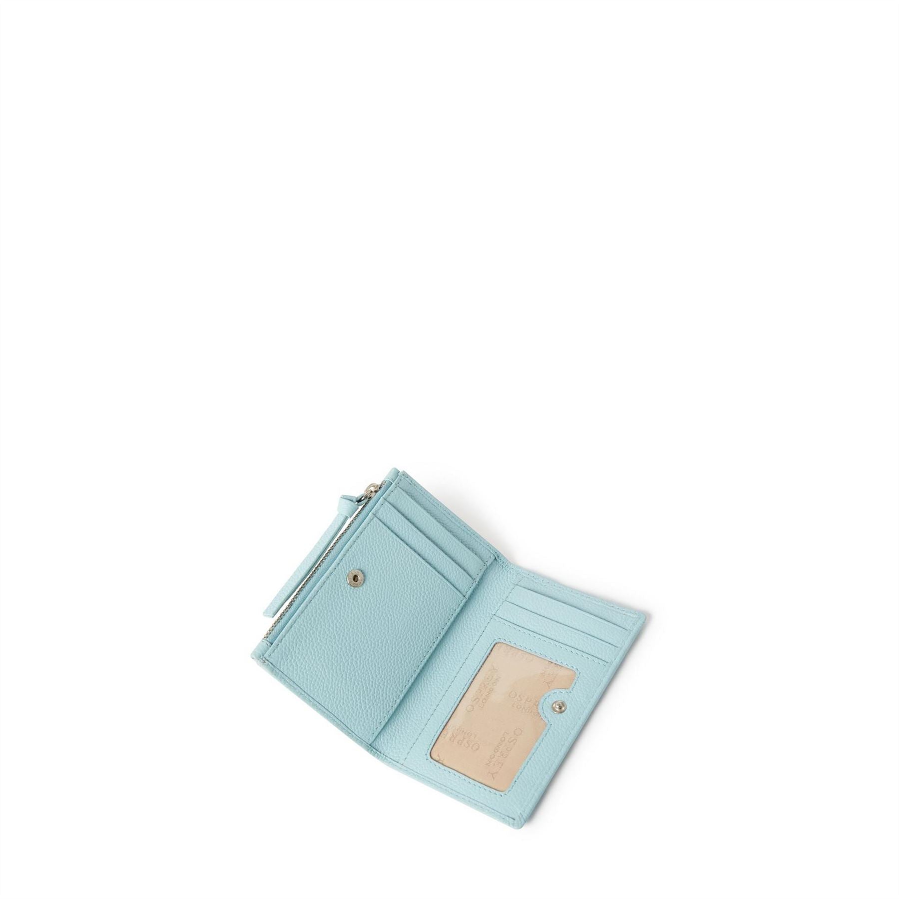 Osprey London London Molly Curved Bi Fold Leather Card Holder