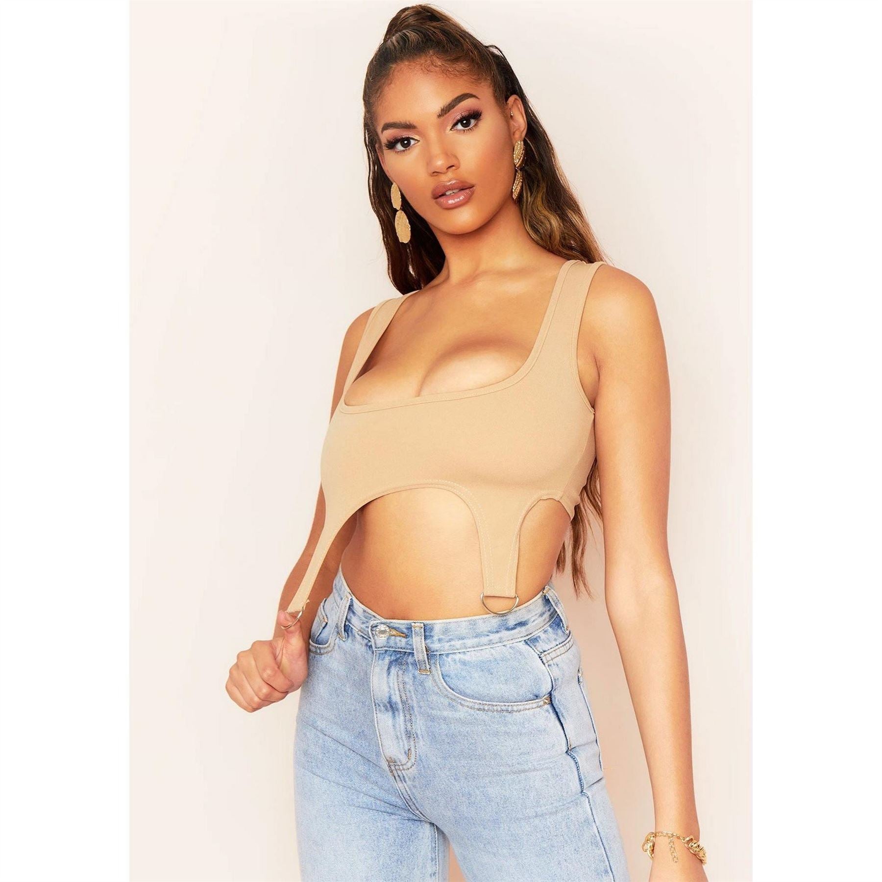 Missy Empire Ring Corset Crop Top