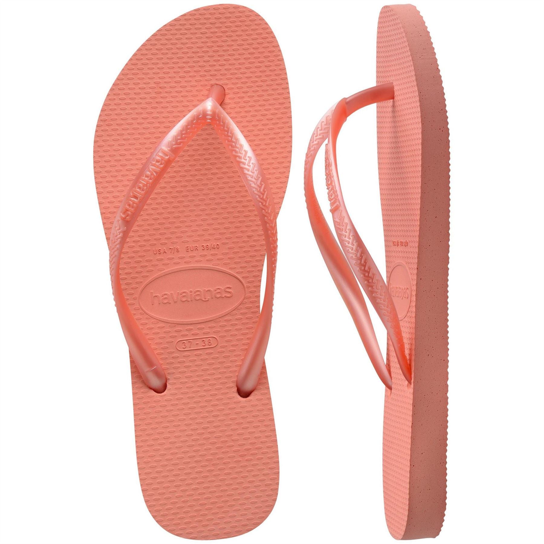Havaianas Womens Hav. Slim Ciber Pink 39 40 Flip Flops