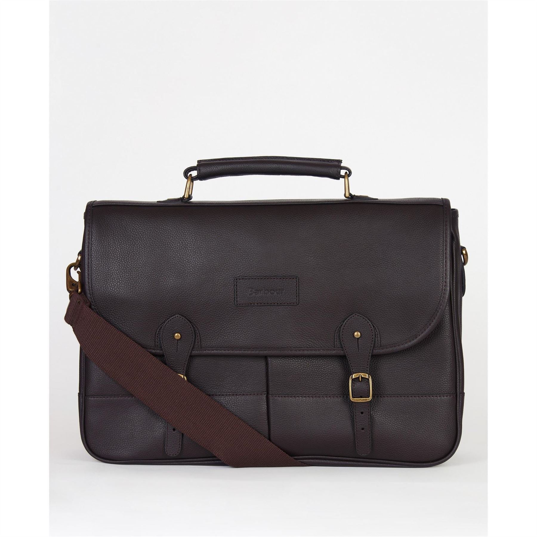 Barbour Waxed Leather Briefcase