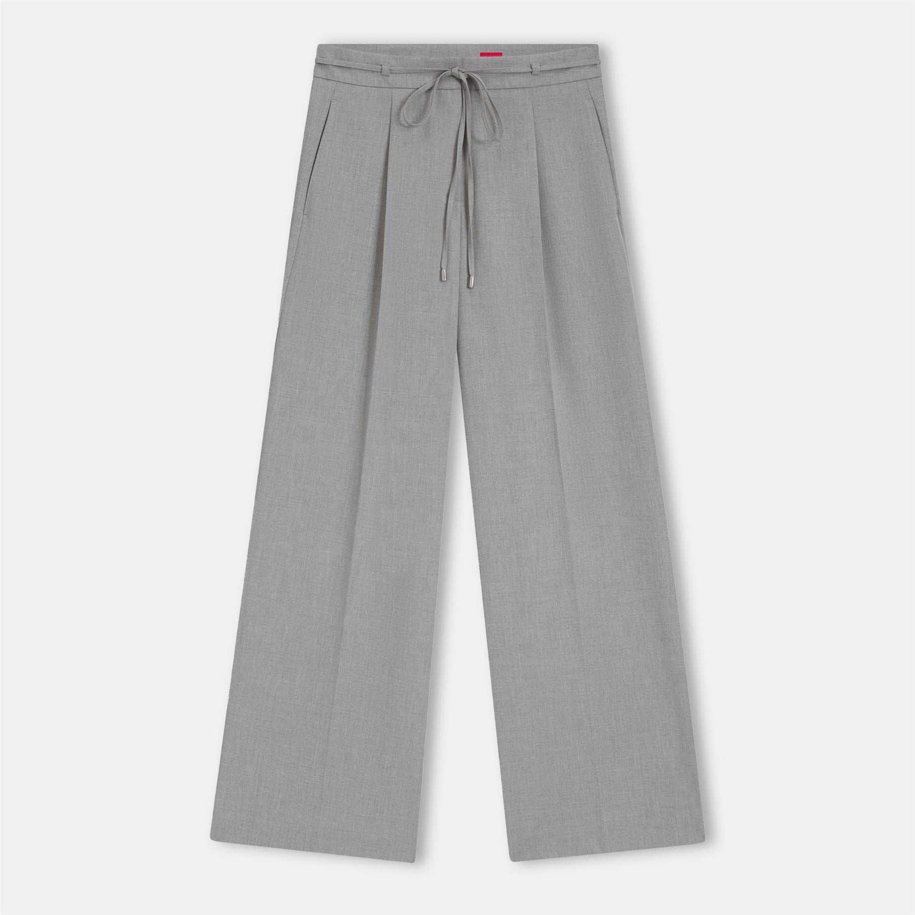 Hugo Haminde Solid Patterned Wide Palazzo Trousers
