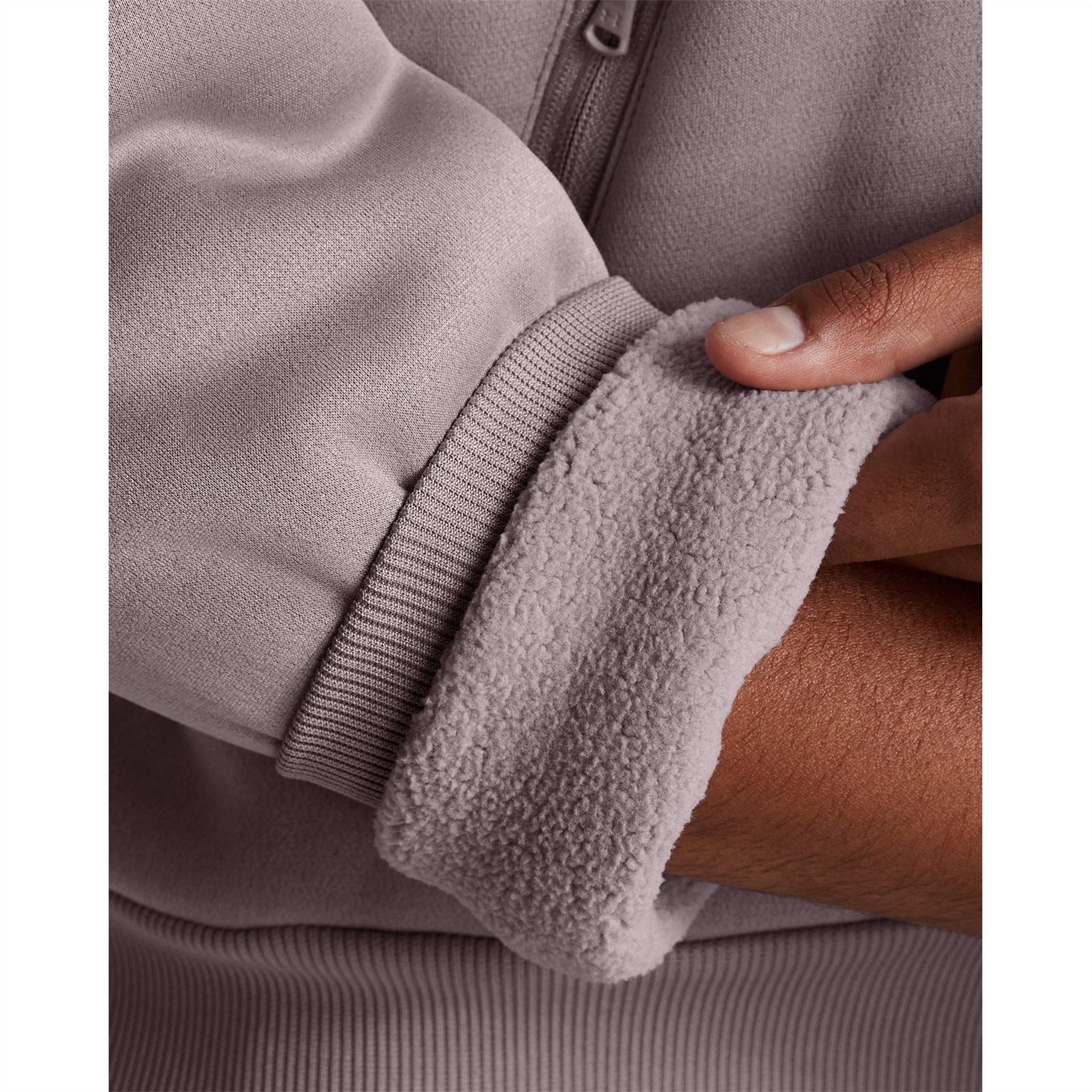 Under Armour Hooded Neck Raglan Sleeve Fleece Top