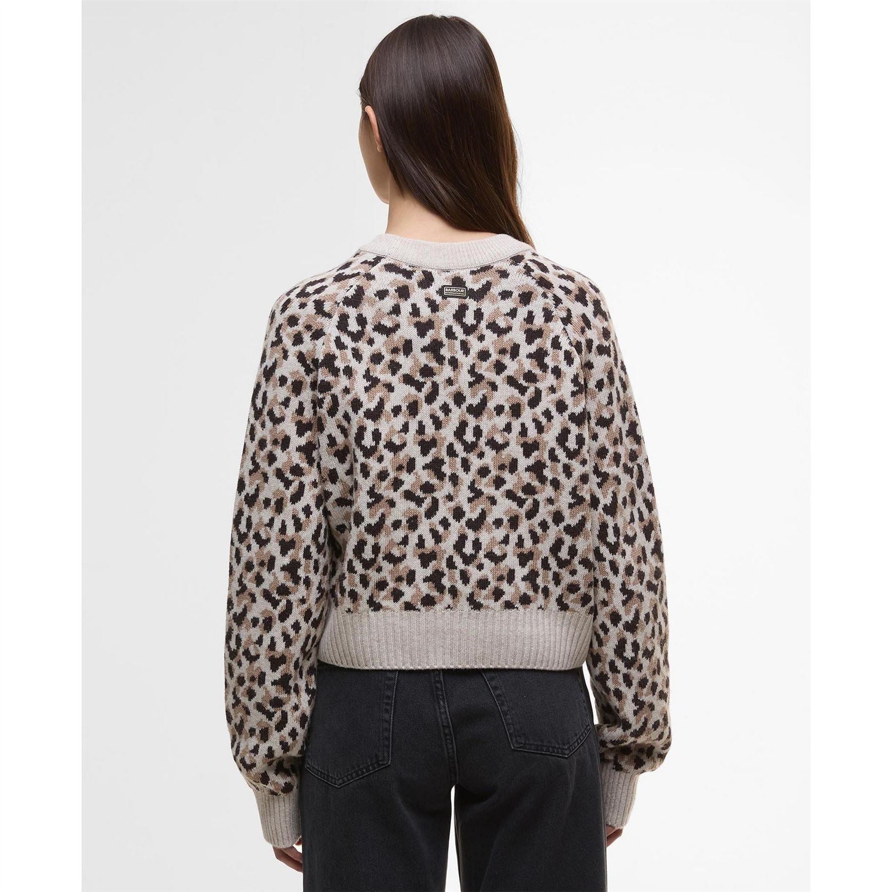Barbour International Printed Crew Jumper