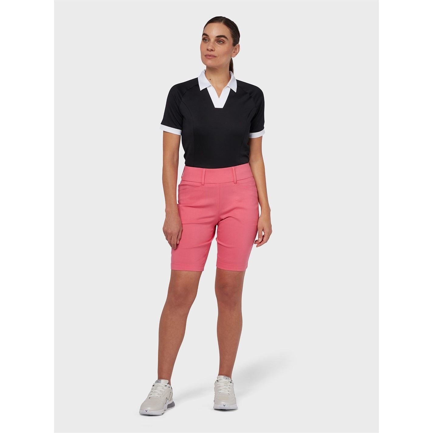 Callaway Collared Neck Raglan Sleeve Polo Shirt