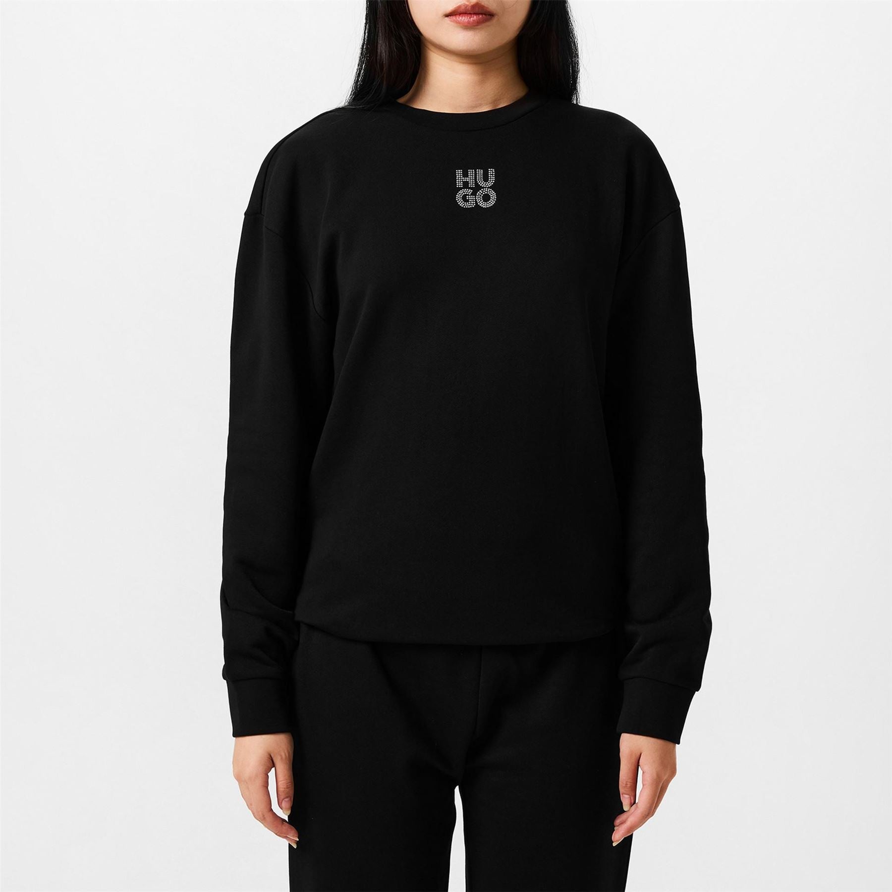 Hugo Crew Neck Regular Fit Long Sleeve Sweater