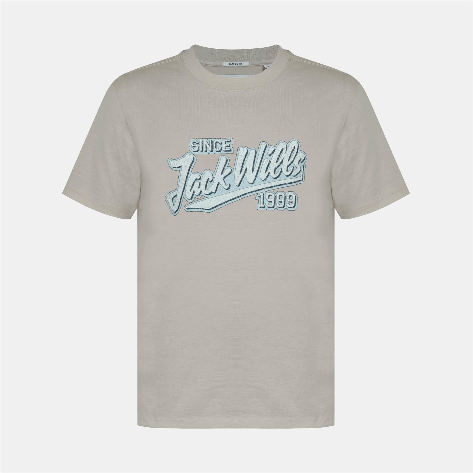 Jack Wills Retro Graphic Cotton Short Sleeve Crew Neck T-Shirt