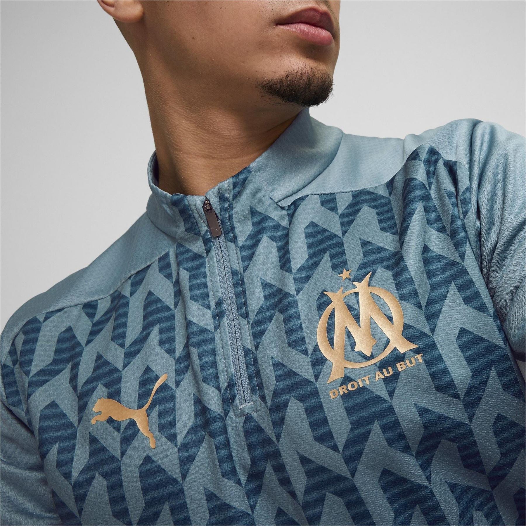 Puma Olympique De Marseille Drill Top 2024 2025 Adults