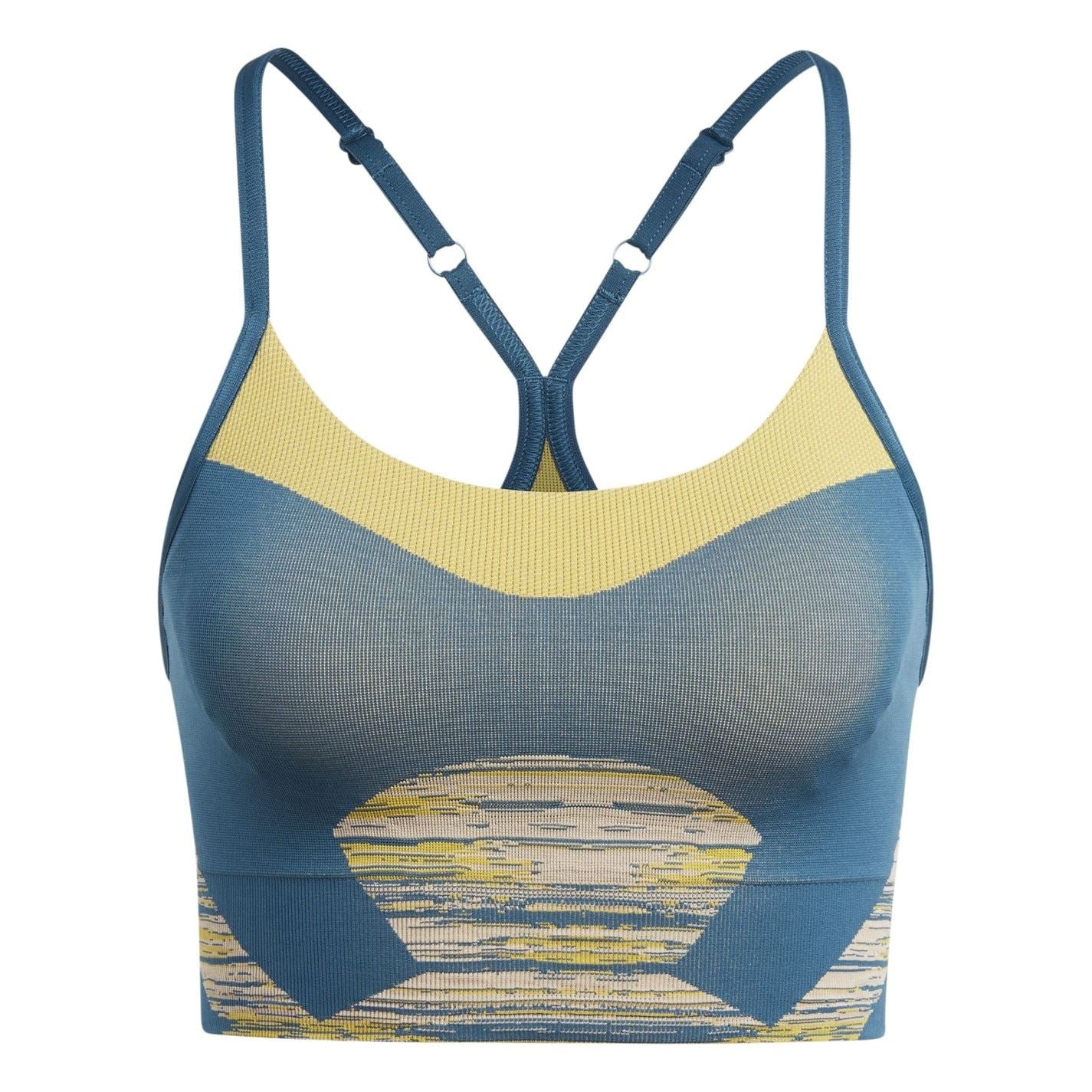 adidas Cropped Spaghetti Strap Sports Bra
