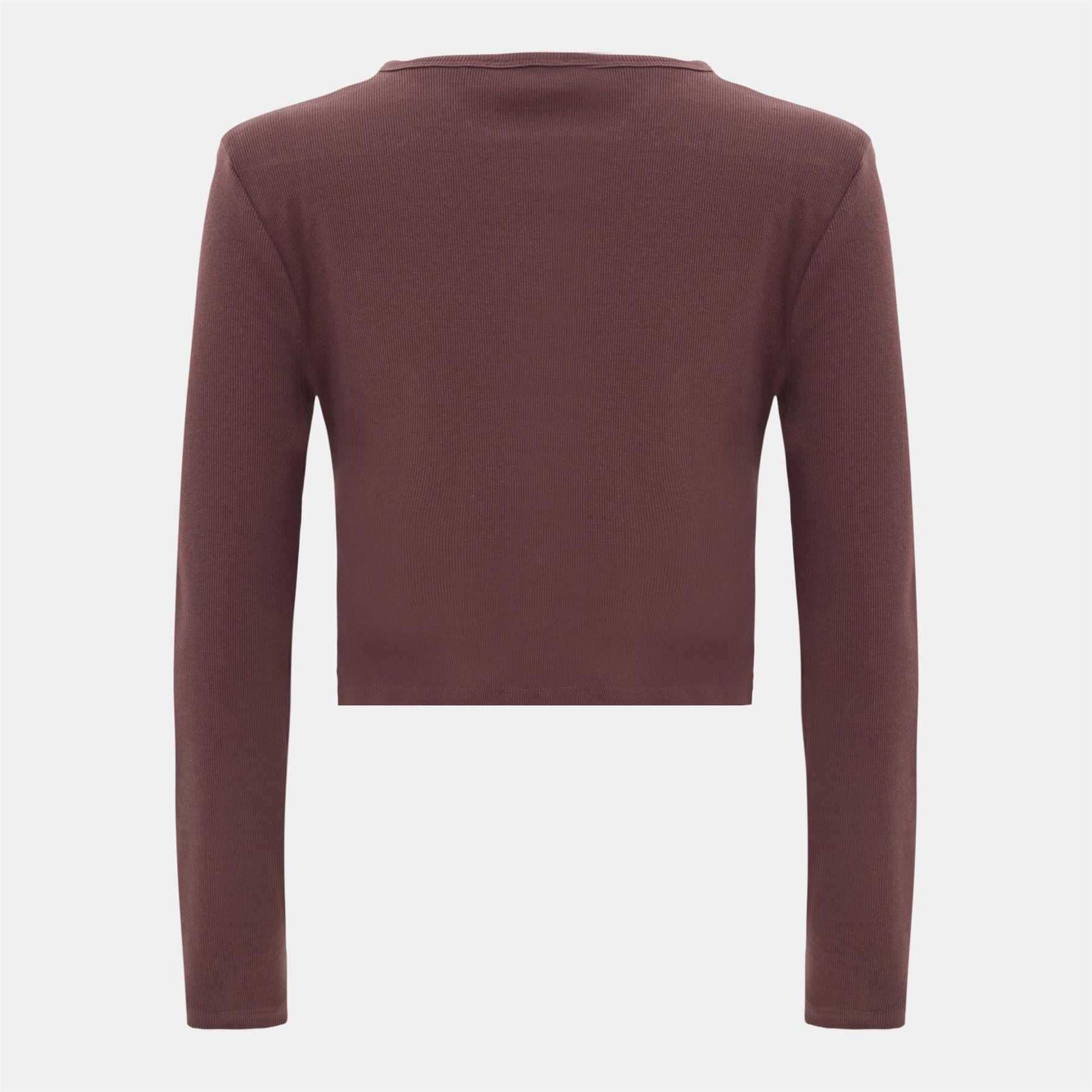 I Saw It First Sleeve Rib Button Top