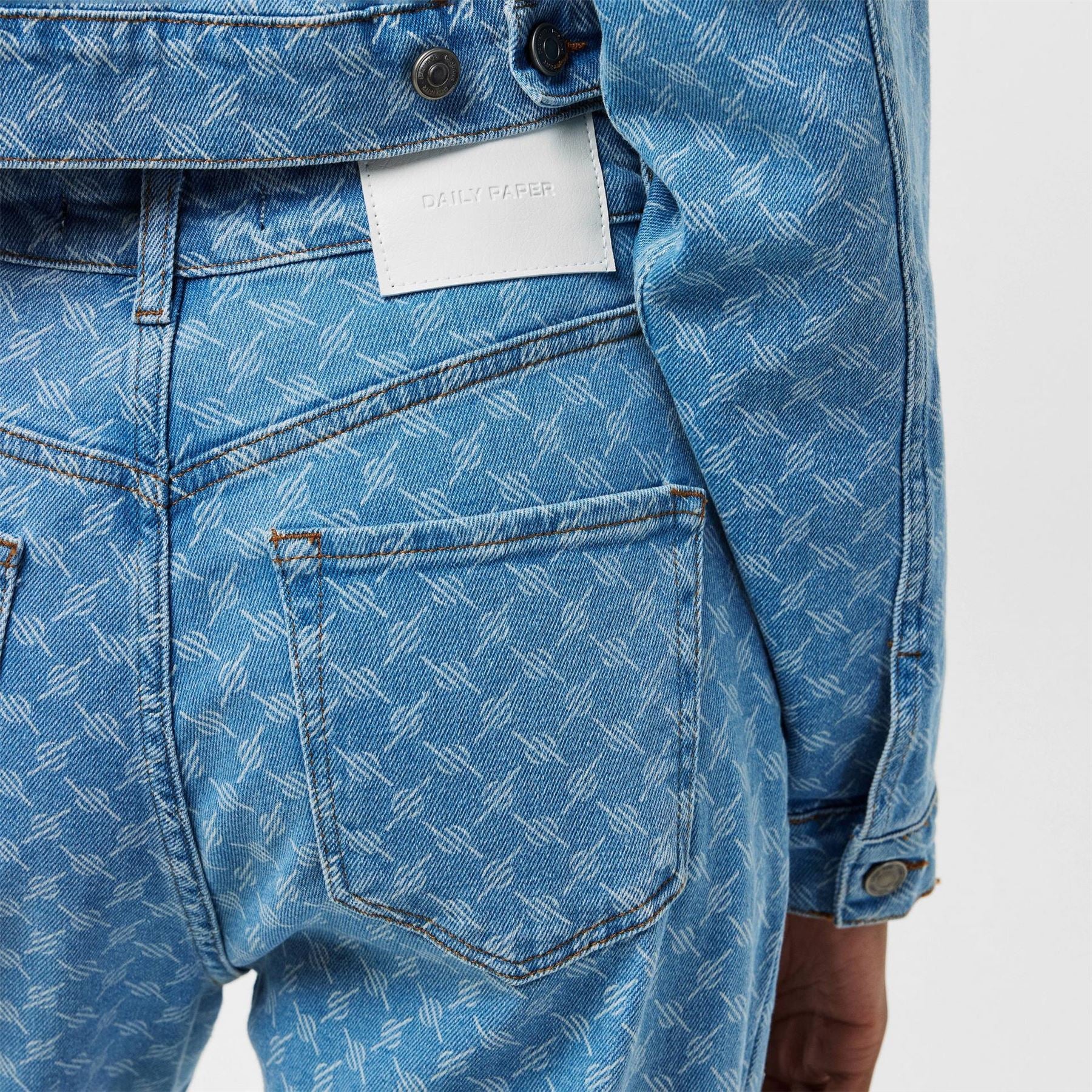 Daily Paper Monogram Straight Leg Jeans