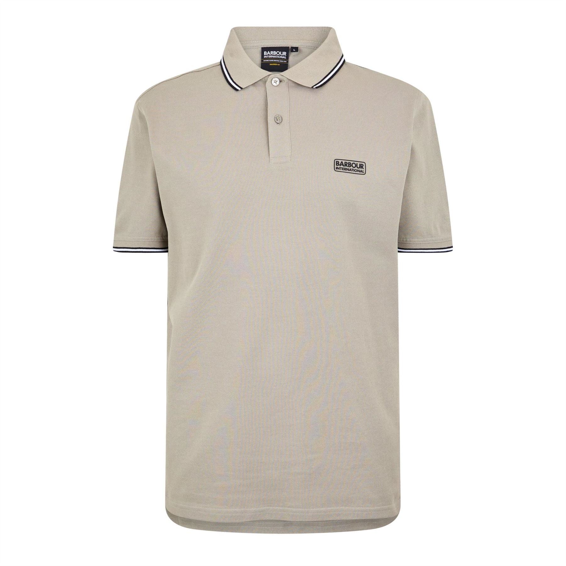 Barbour International Tipped Short Sleeve Polo Shirt