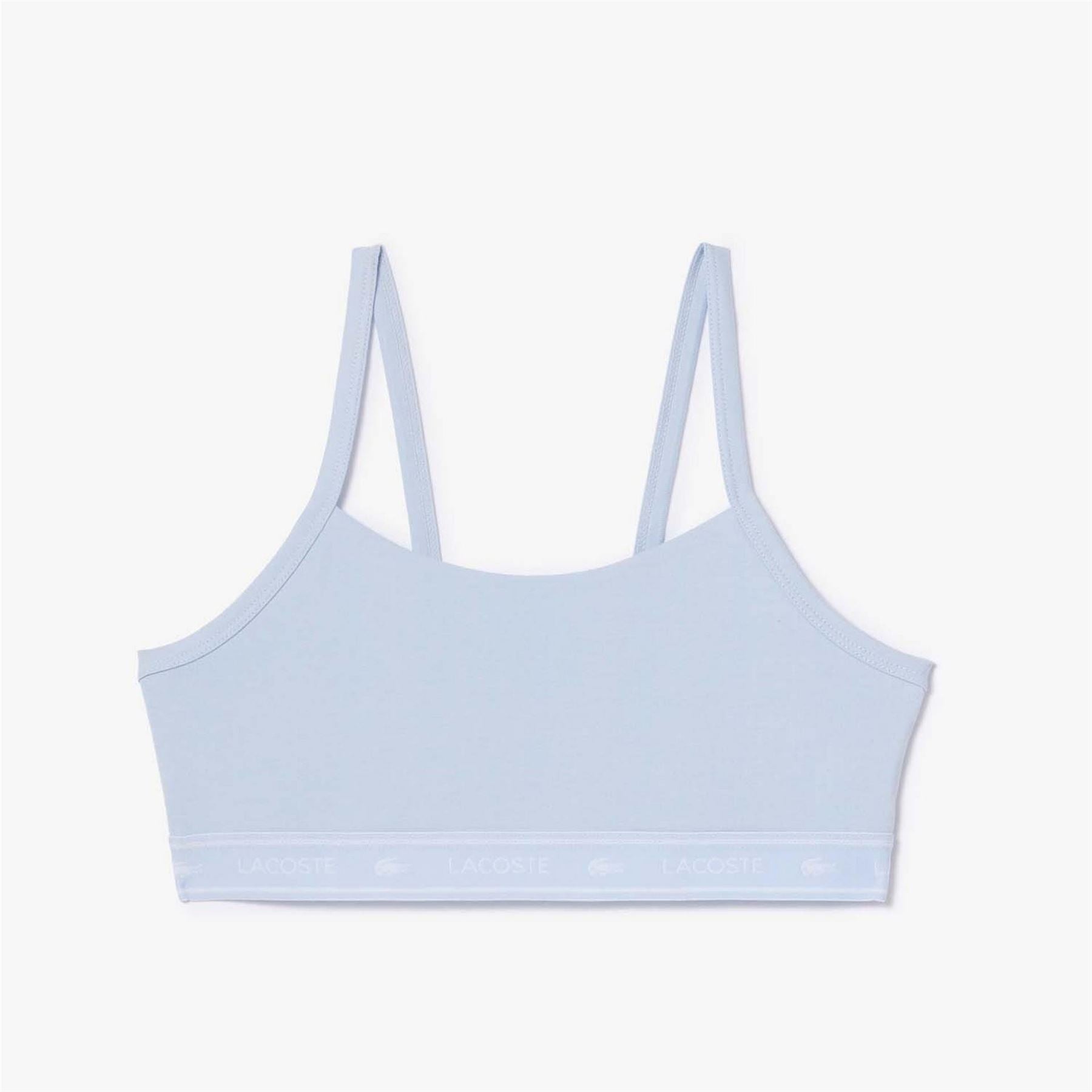 Lacoste Cotton Logo Band Bralette