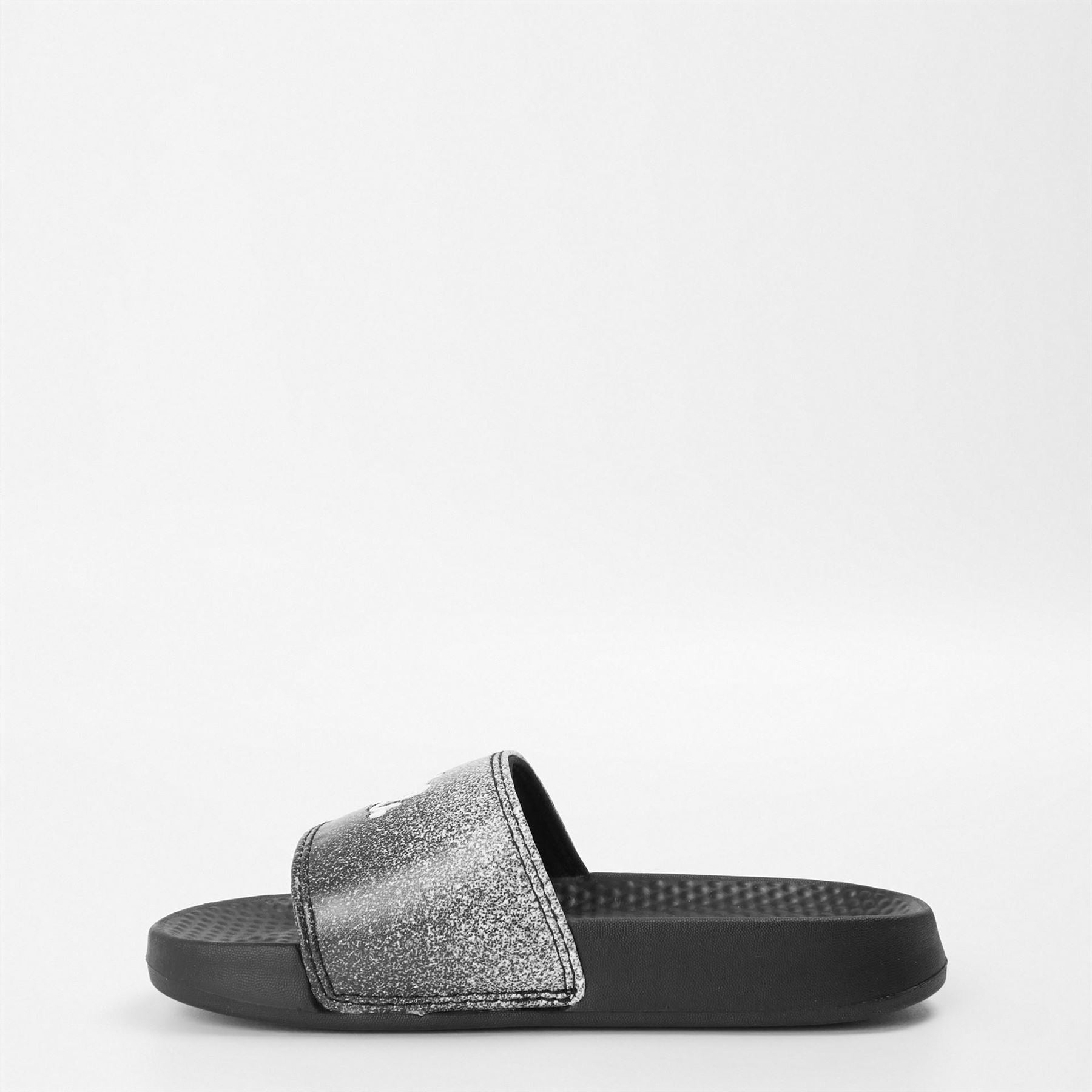 Hype Speckle Slides Flat Heel Open Toe