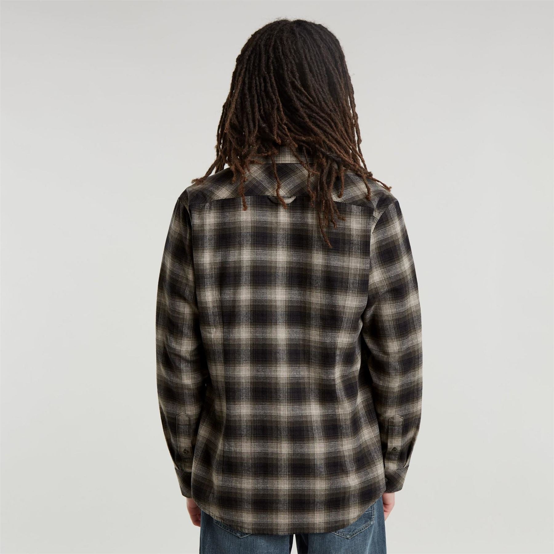 G Star Bristum Checked Long Sleeve Patterned Shirt