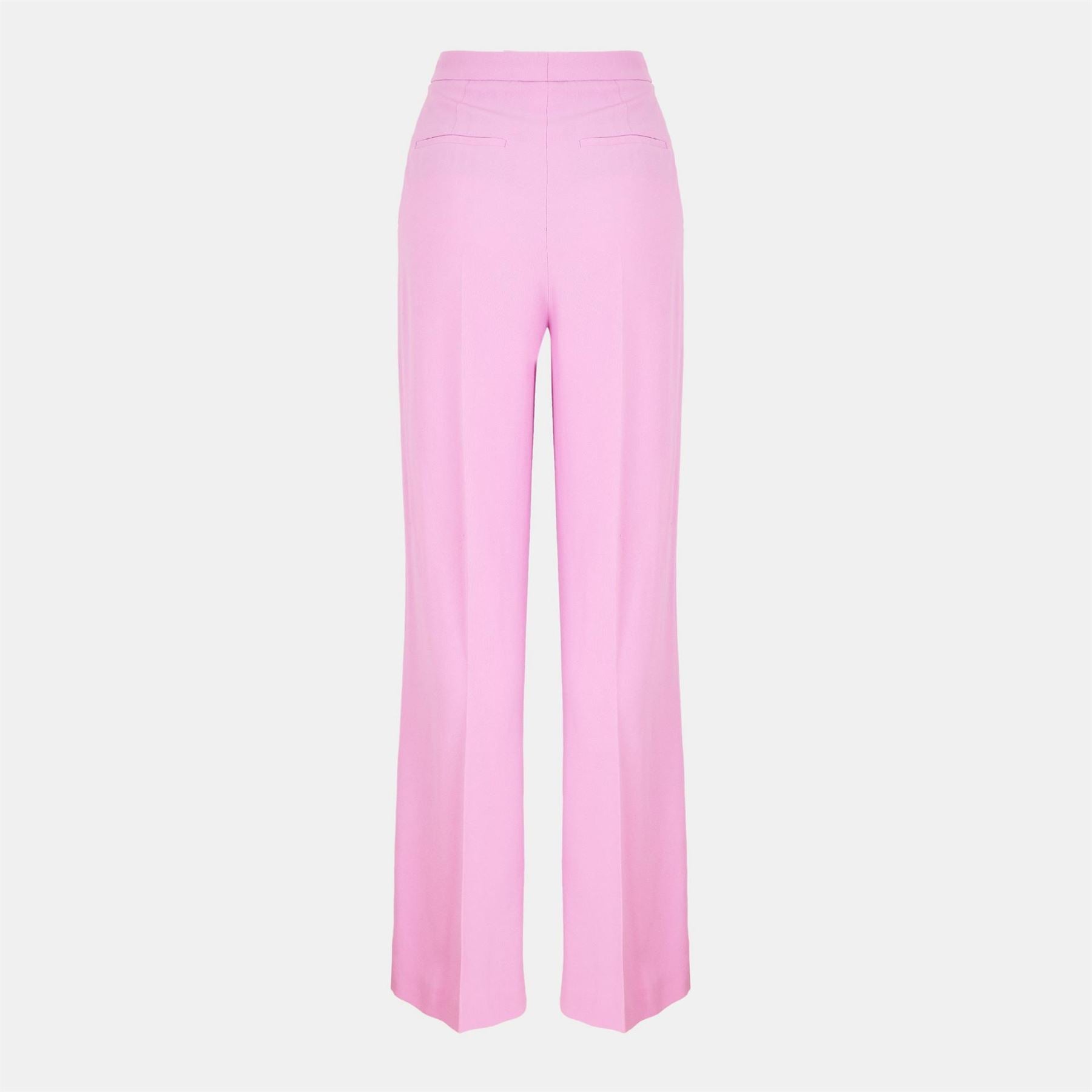 Boss Tacilana Solid Patterned Wide Leg Trousers