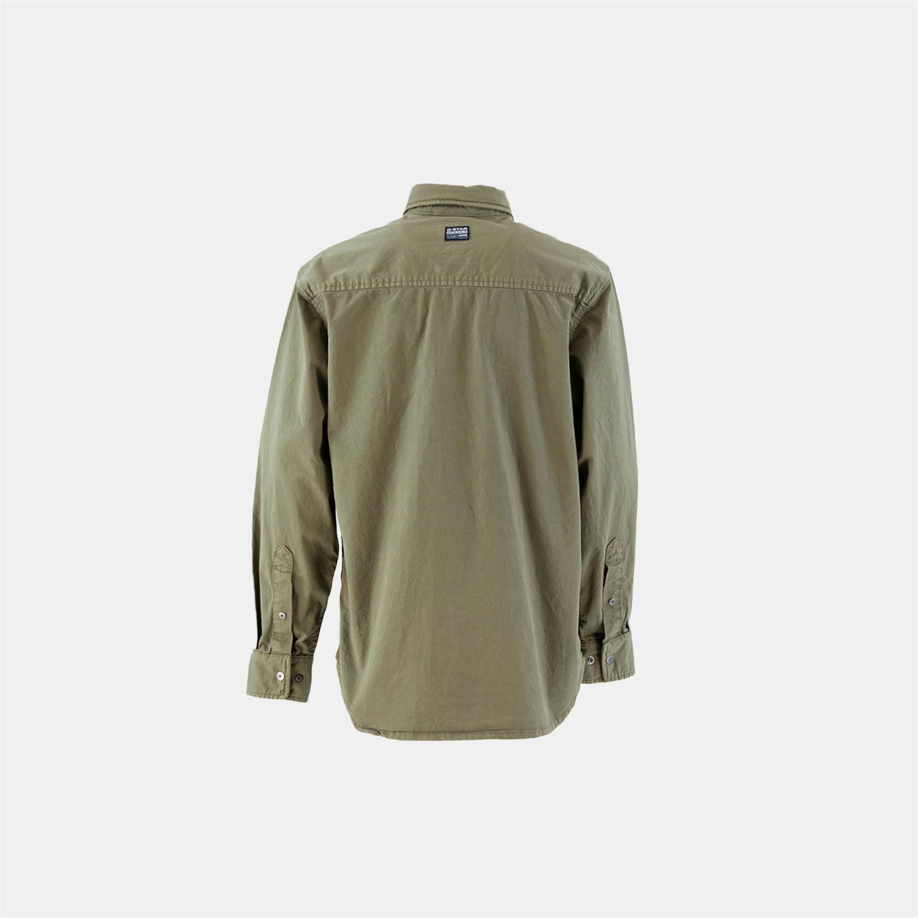 G Star Marine Solid Patterned Shirt Collared Overshirt