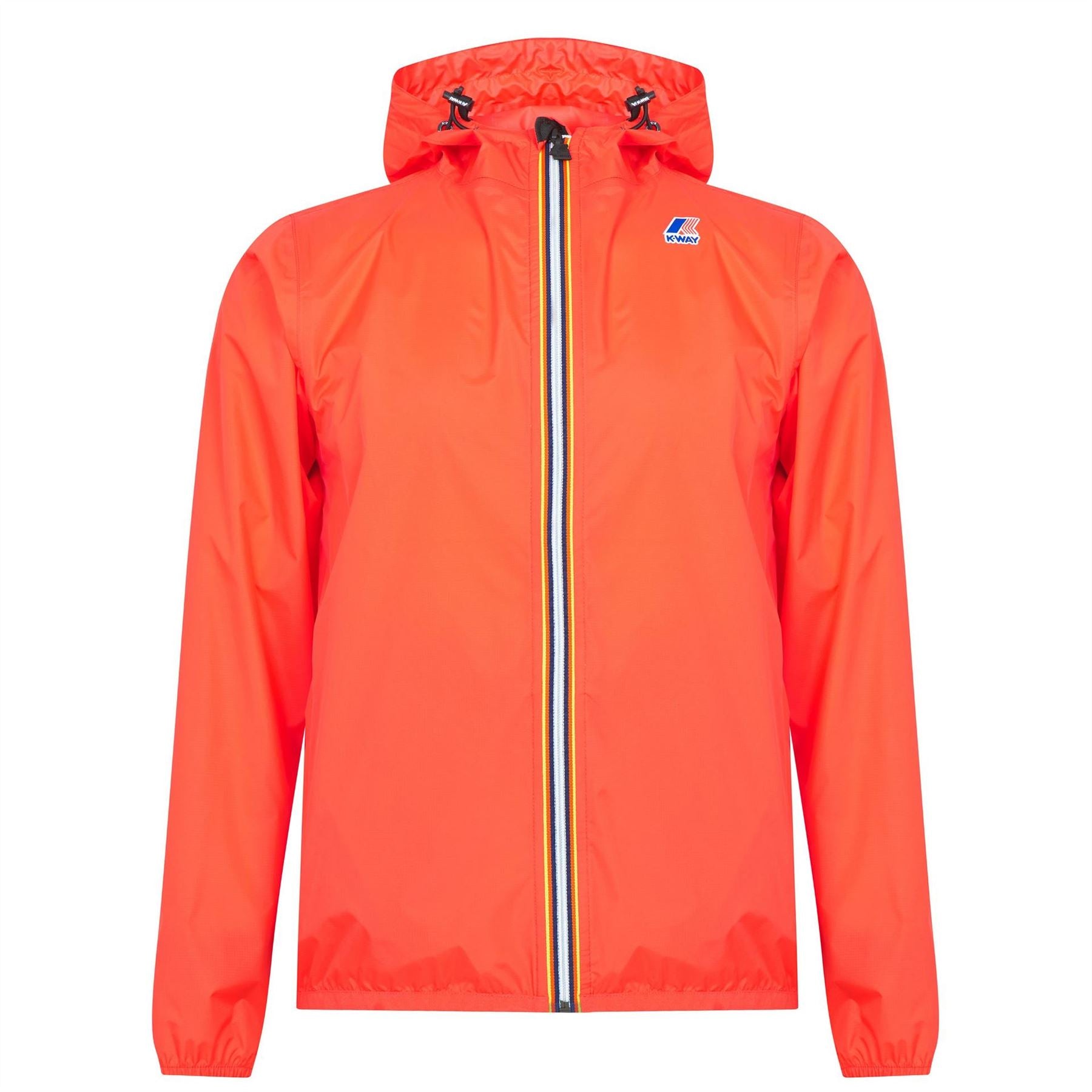K Way Le Vrai 3.0 Water Resistant Long Sleeve Rain Anorak