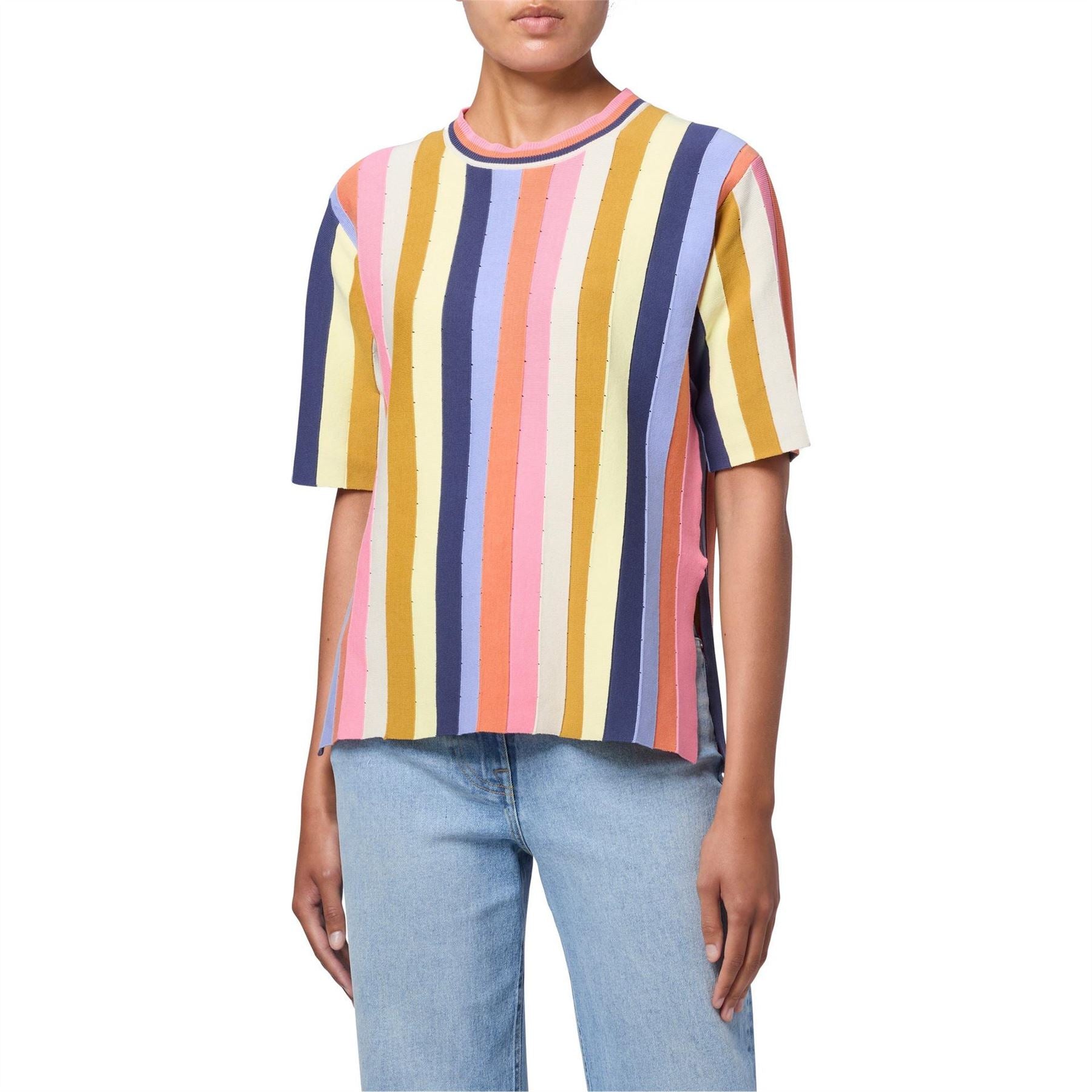 PS Paul Smith Crew Neck Relaxed Fit Knitted Sweater