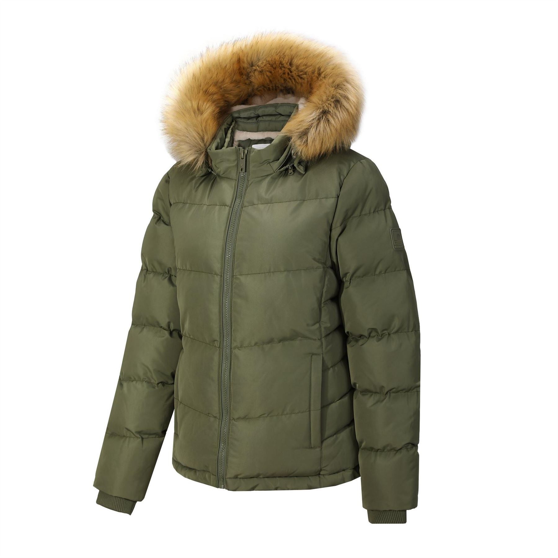 SoulCal 2 Zip Bubble Jacket For Ladies